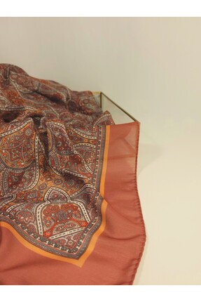 raberka Gül Kurusu Etnik Desen Petek Şal - Hafif, Pamuklu Kumaş