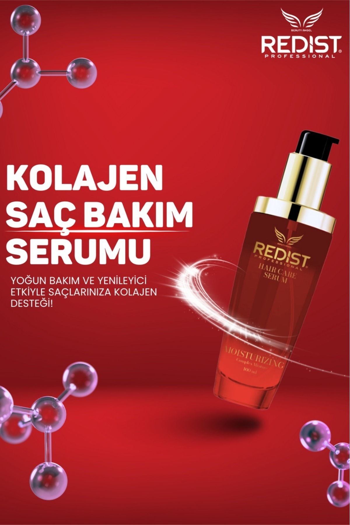 Collagen Saç Bakım Serumu - 100 ml | Denge ve Parlak Saçlar için Özel Formül — 8697926026478 — تصویر 6 از 8