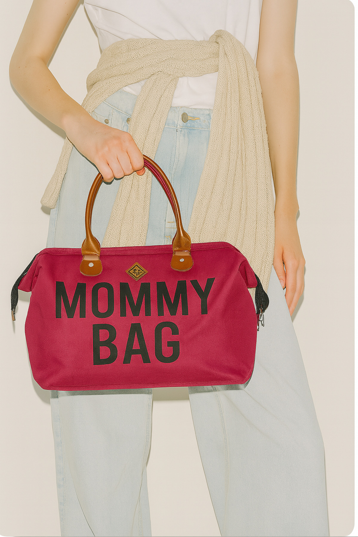 Rain Baby Mommy Bag Anne Bebek Bakım Çantası – Su Geçirmez, Geniş Hacimli, Omuz Ve El Taşıma Askılı fotoğrafı 2 (önizleme)