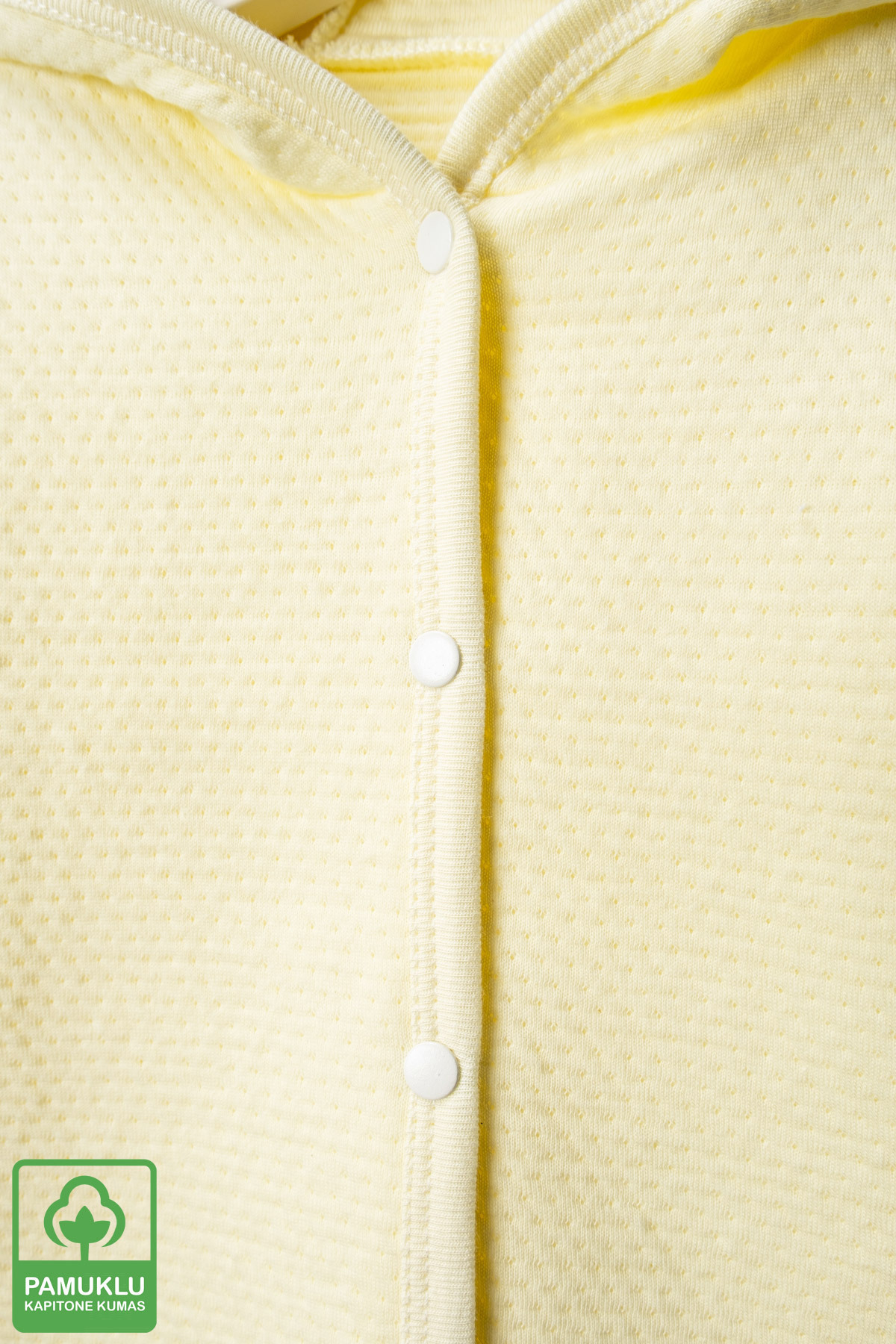 Miniel Erkek Bebek Super Roar Baskılı Organik Pamuklu 6-9-12-18 Ay Kapitone Bebek Hırka fotoğrafı 2 (önizleme)