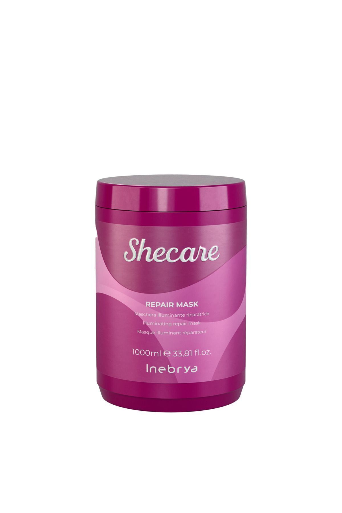 Inebrya Shecare Repair Onarıcı Saç Maskesi 1000 ml | Yıpranmış ve İşlem Görmüş Saçlar İçin — 8008277262772 — تصویر 3 از 4