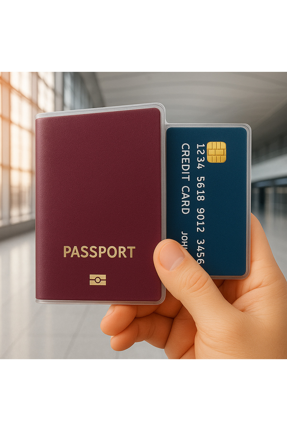 Boldy-1 Transparent Passport Holder - Protection and Protective Effect 2