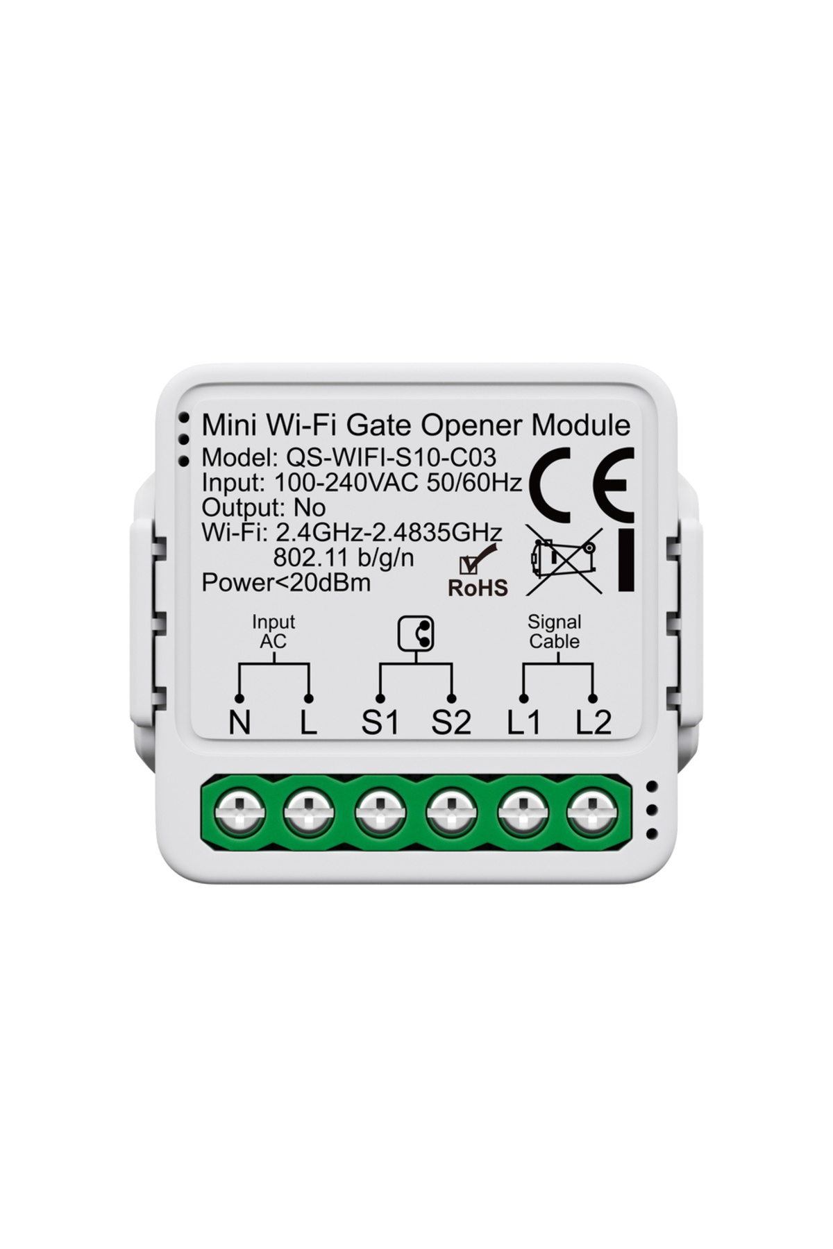 Choice-QSWIFI Garage Door Tuya WiFi /Zigbee Smart Garage Door Opener Controller Switch module Voice Remote 1