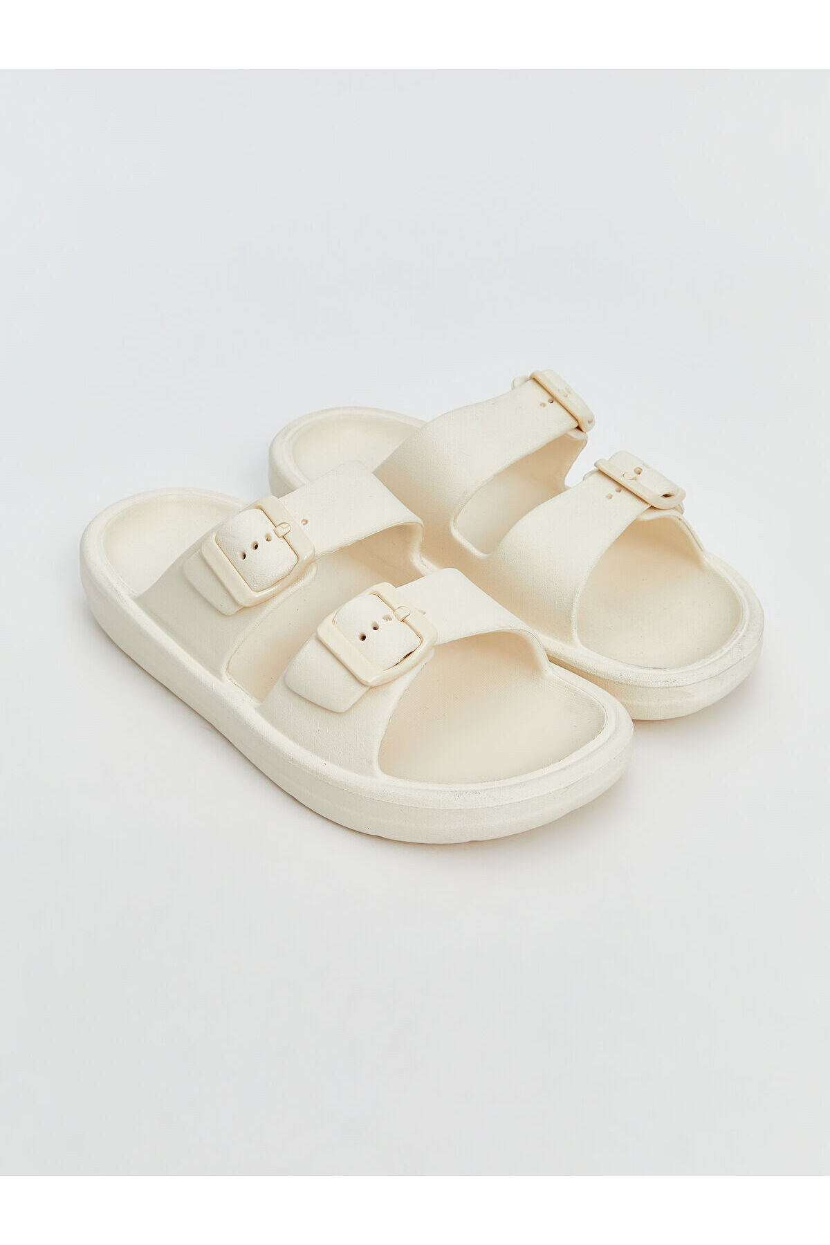 LC Waikiki-New Season Double Striped Girls' Slippers - S5Cb35Z4 1