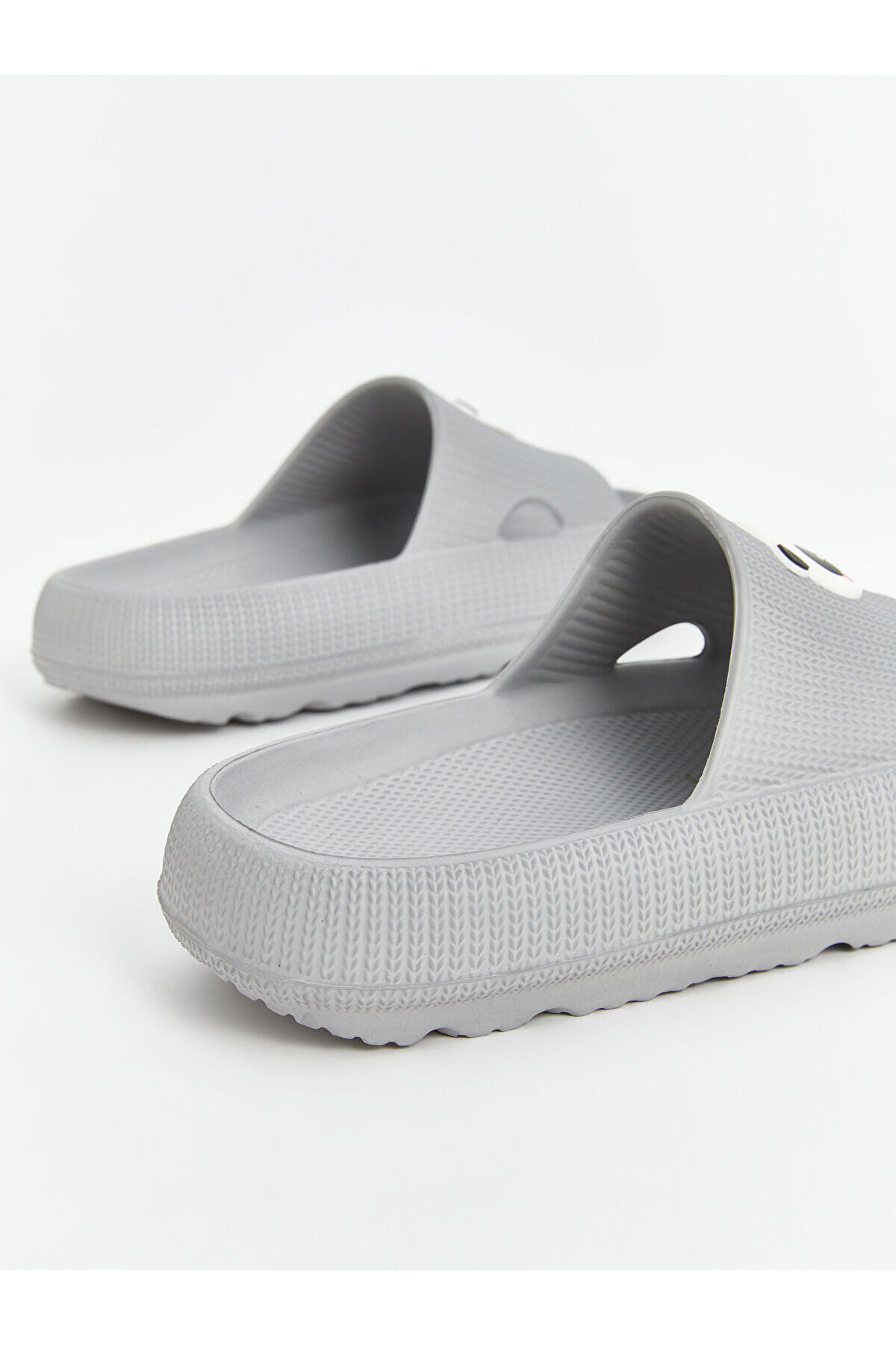 LC Waikiki-Lcw Steps Gray Panda Printed Girl's Slippers 5