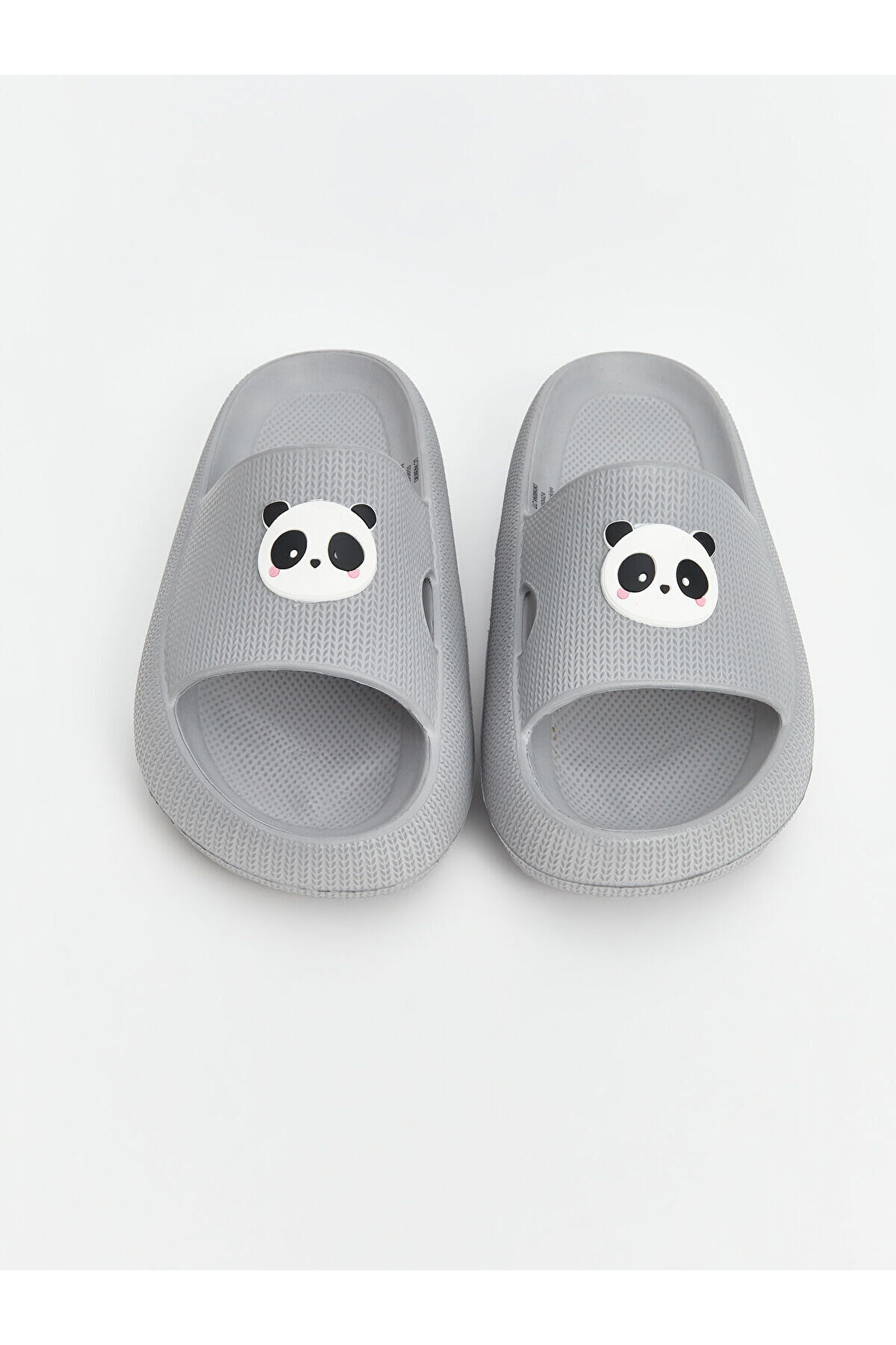 LC Waikiki-Lcw Steps Gray Panda Printed Girl's Slippers 3