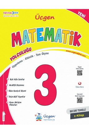 Üçgen Yayıncılık Üçgen 2025 3. Sınıf Beceri Temelli Matematik Yolculuğu