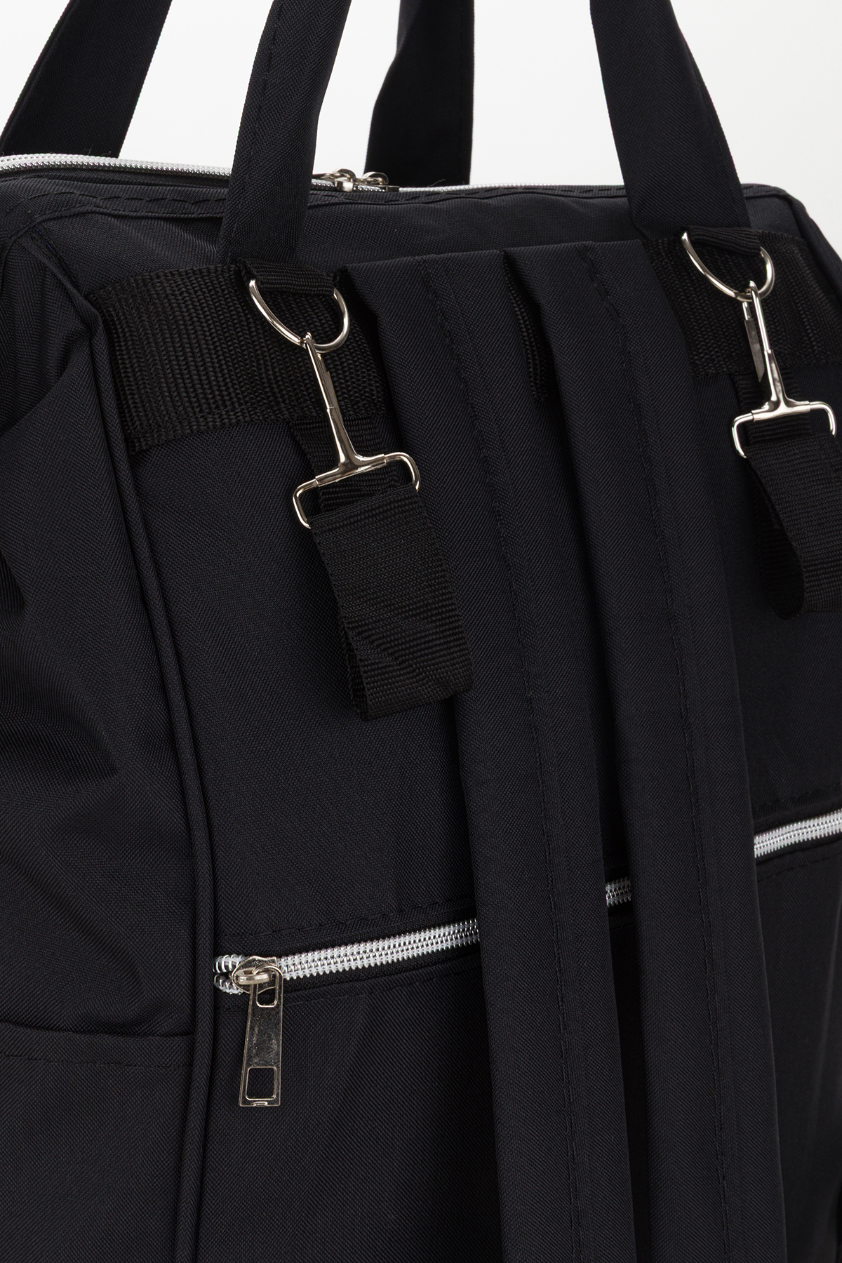 Yerli Anne Bebek Bakım Sırt Çantası Biberon Termos Gözlü Metal Kancalı Puset Askı Aparatı Hediye fotoğrafı 5 (önizleme)