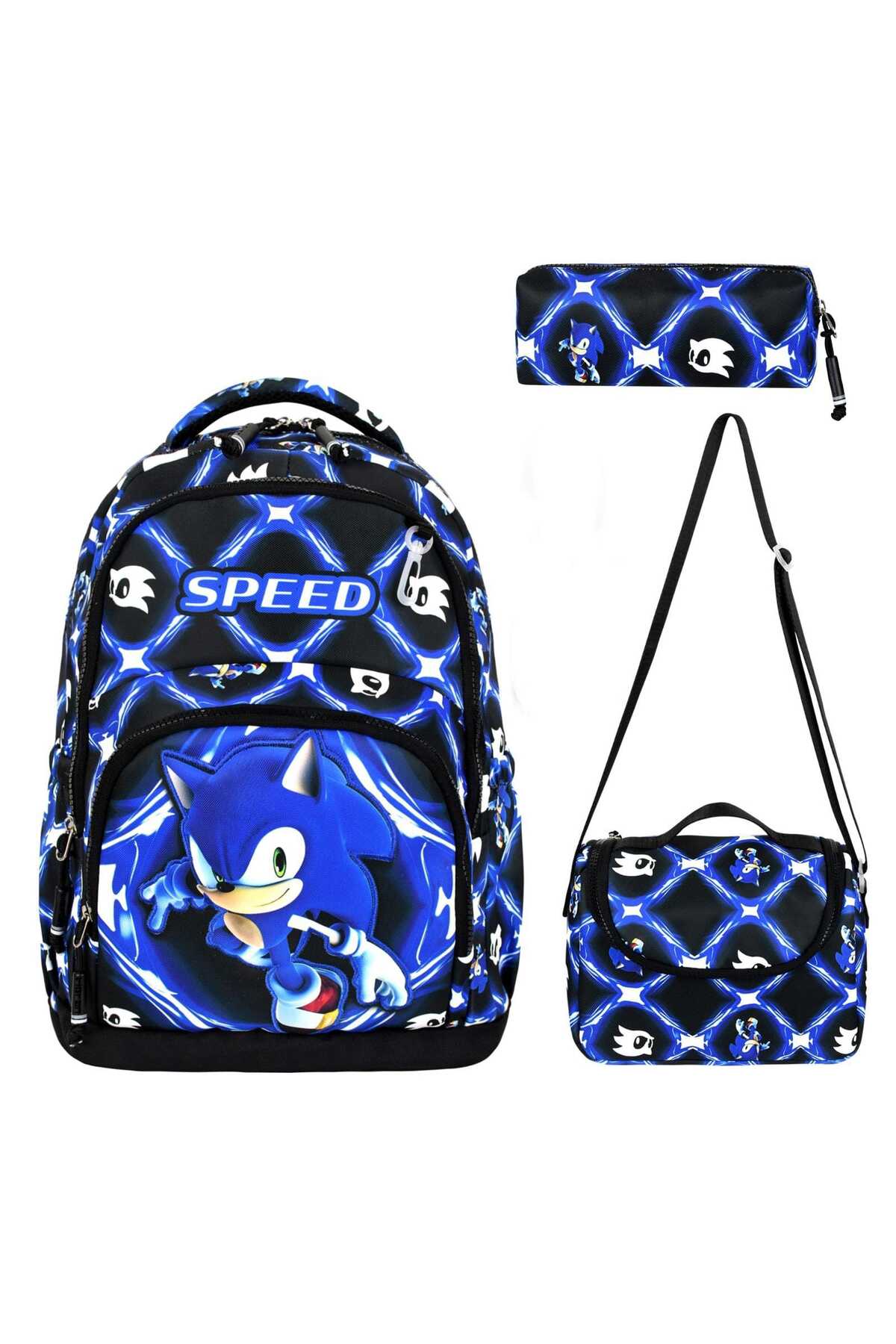 Ultra Luxury SPEED Design Boys Orthopedic Waterproof Primary School Bag Thermal Nutrition+Pen Holder