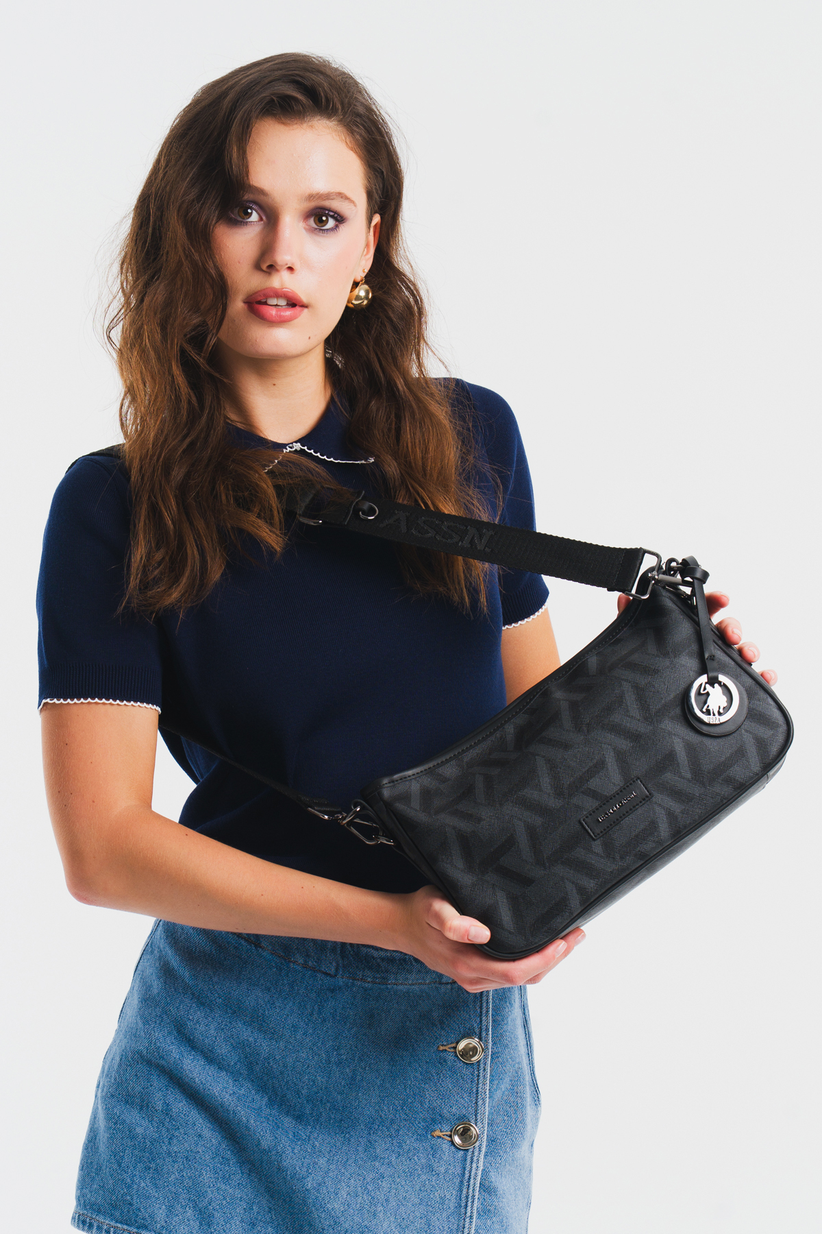 کیف رودوشی زنانه طرح دار | یو اس پولو U.S. Polo Assn. US25520 - تصویر 3