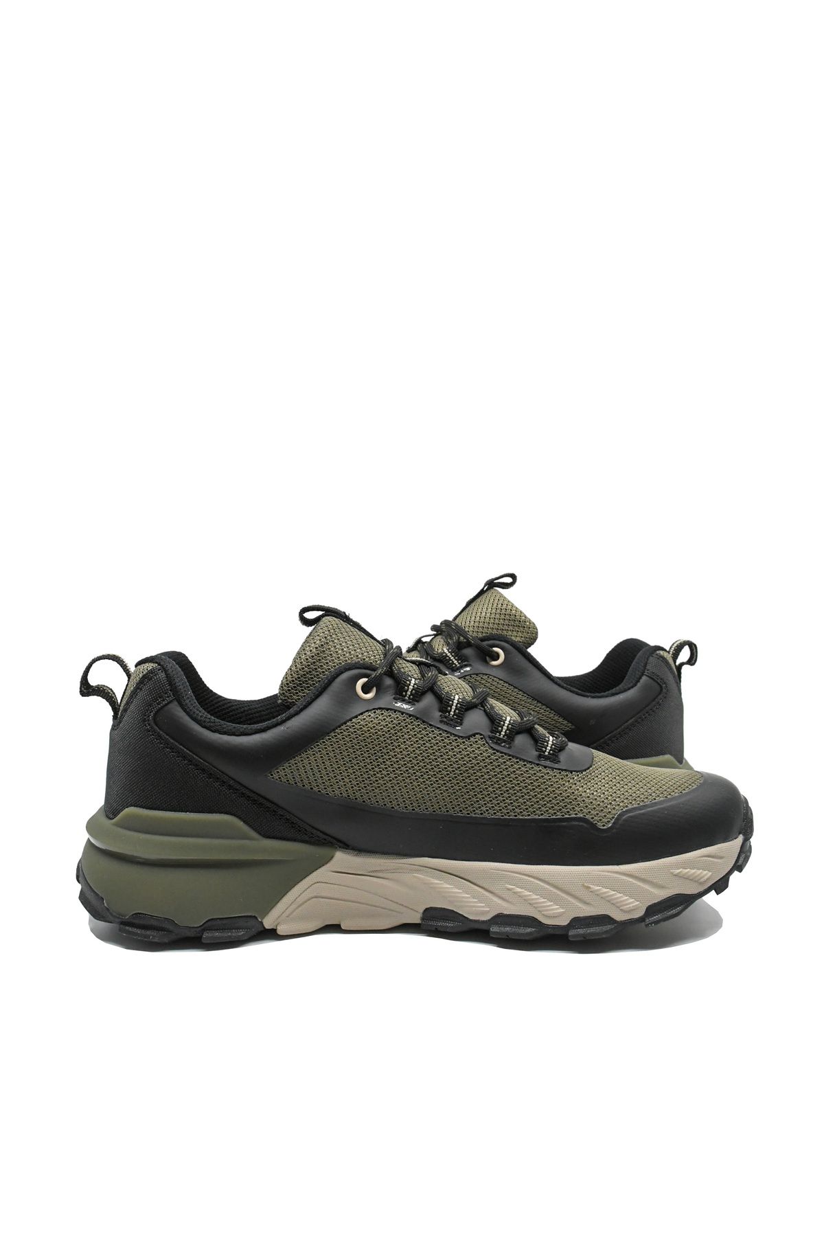 GORETTI-Men's Sneakers Goretti, Black Fine Mesh with Rubber Inserts 4