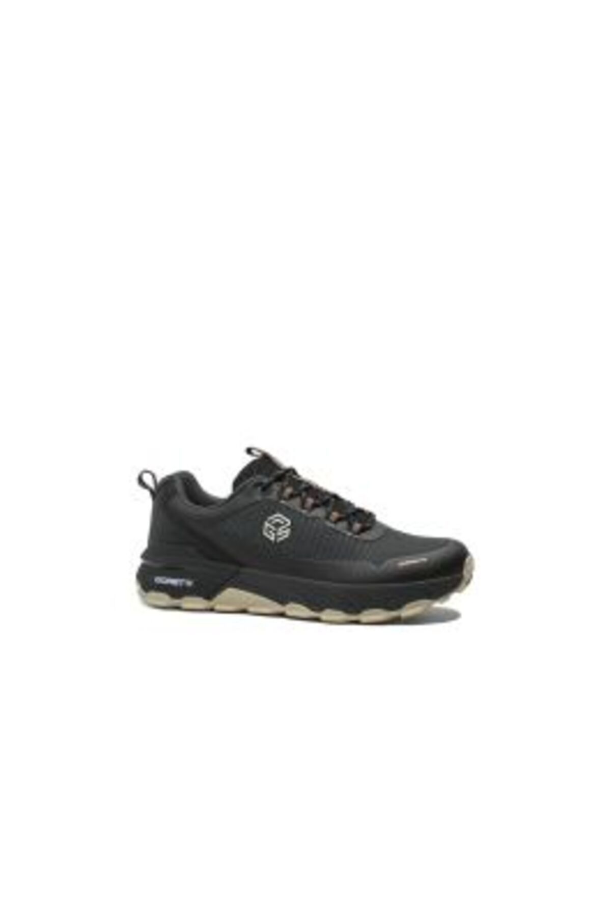 GORETTI-Men's Sneakers Goretti, Black Fine Mesh with Rubber Inserts 1