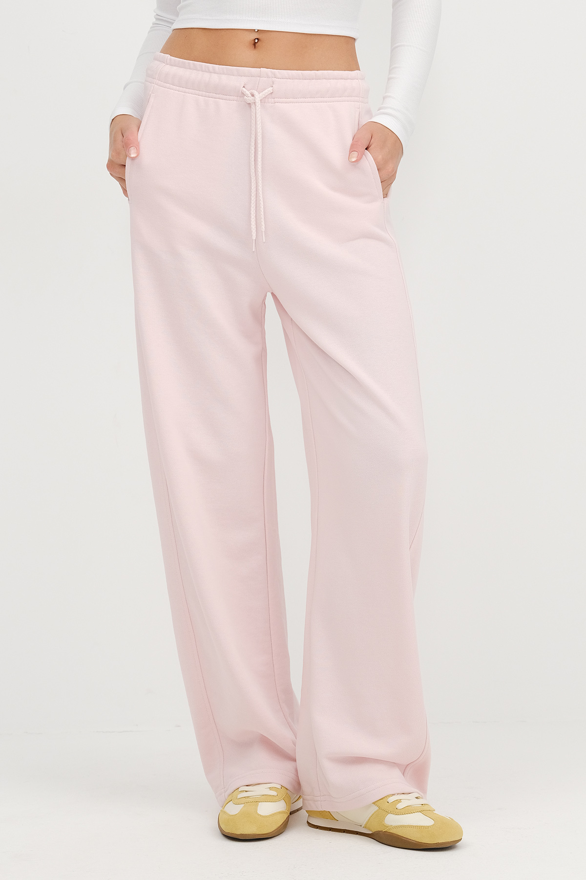 Addax Cepli Wide Leg Eşofman EŞF10487 görsel 2