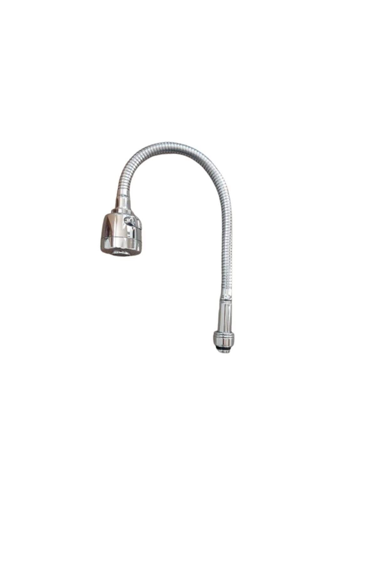 KORMAN-Flexible Swan Faucet Spout with Two Functions, Glossy Chrome 4