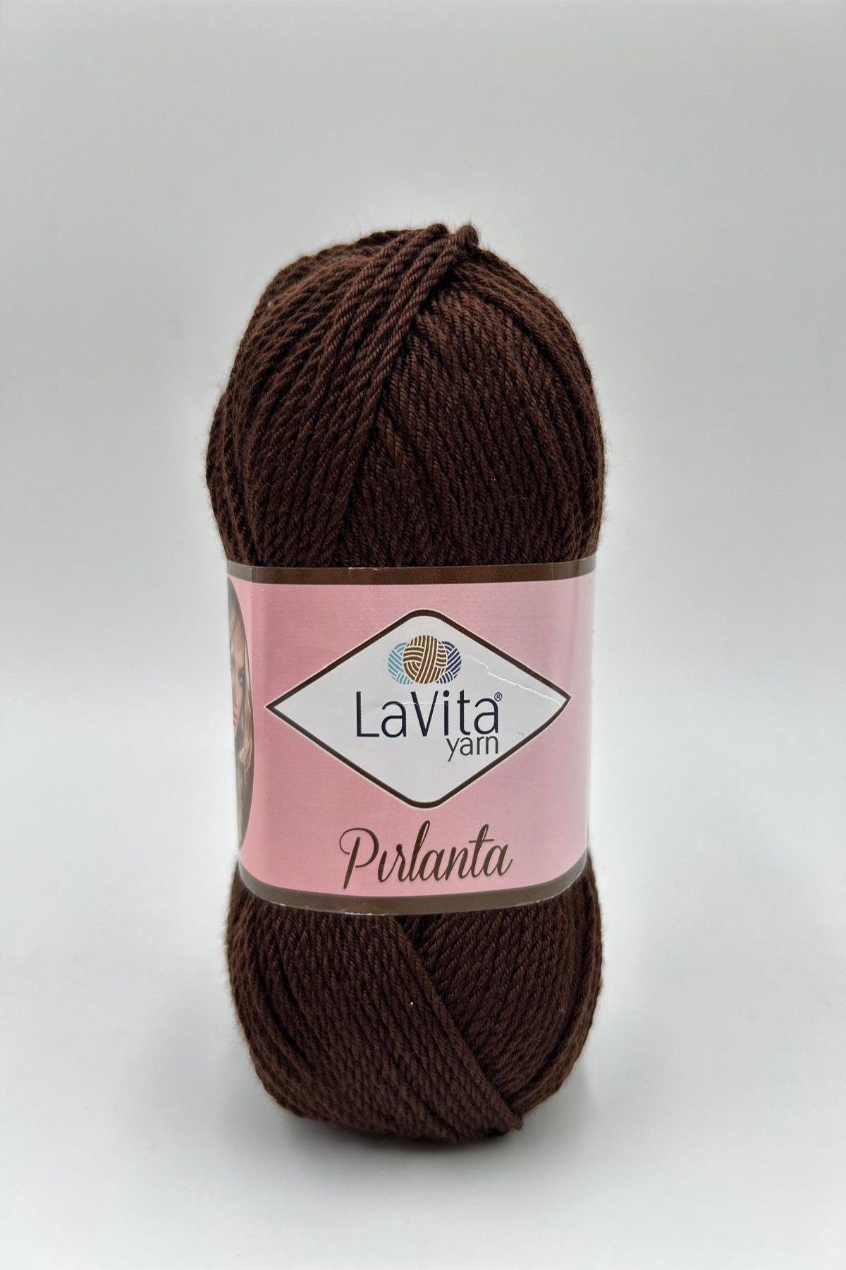 LaVita Yarn Pırlanta El Örgü İpi %100 Akrilik 100gr (5519 KAHVE