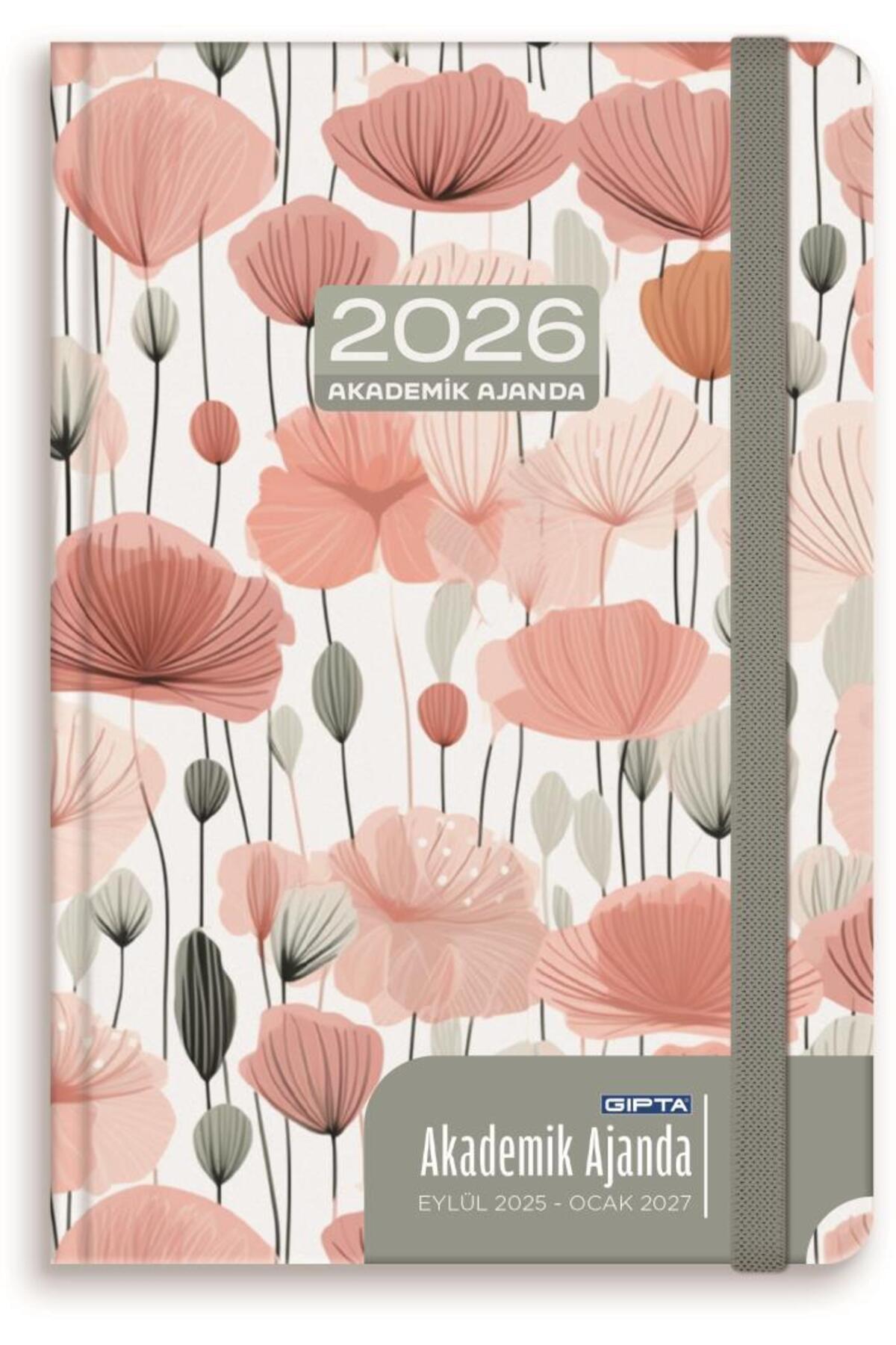 Gıpta 2025 Eylül-2026 Aralık DİKİŞLİ Akademik Ajanda 17X24 Cm