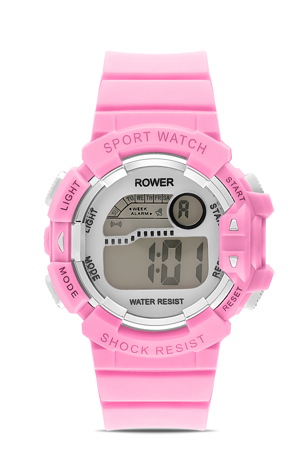 RWR Collection Kids Digital Pink Silicone Wrist Watch TCTSR005206S0321