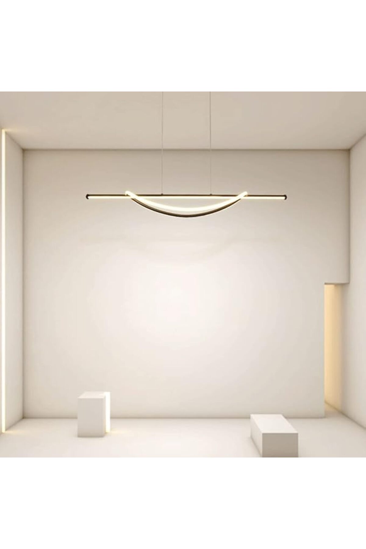 edc-3-Function LED Chandelier 92W With Remote Control 5
