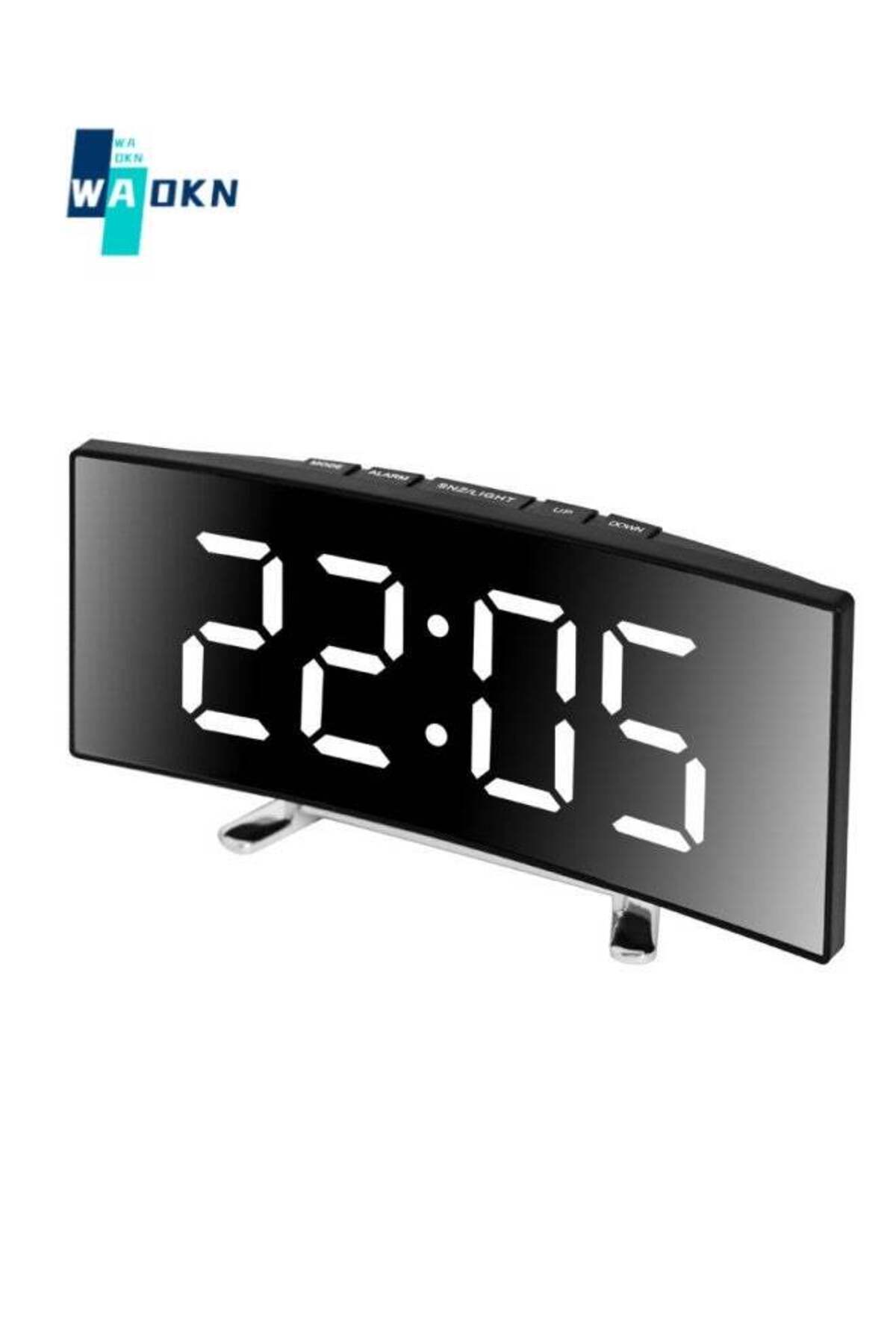 Generic-WAOKN Digital Dual Alarm Clock for Bedroom with Dimmer Sleep Timer USB Powered Port and AAA Battery 1