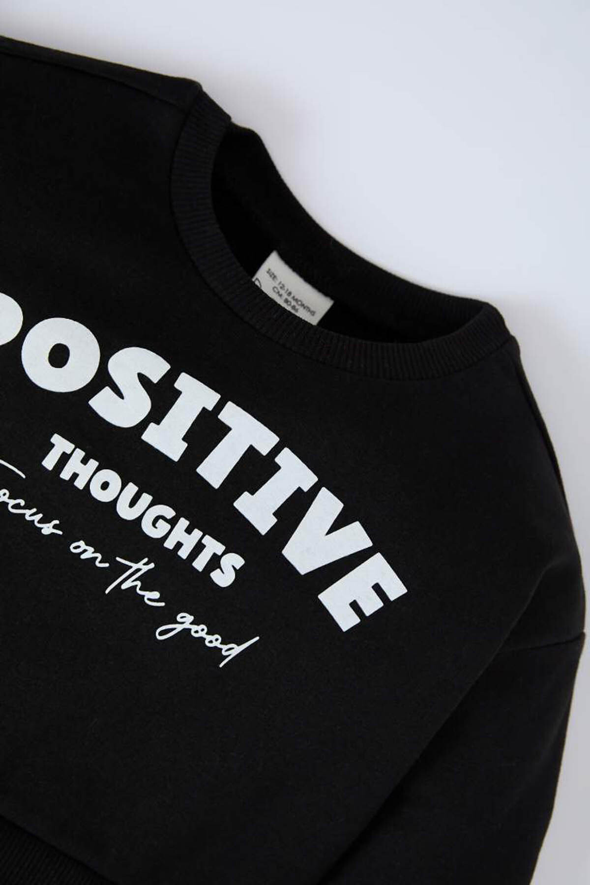 Defacto Siyah Kız Bebek Elbise D7430A5/BK81 fotoğrafı 2 (önizleme)