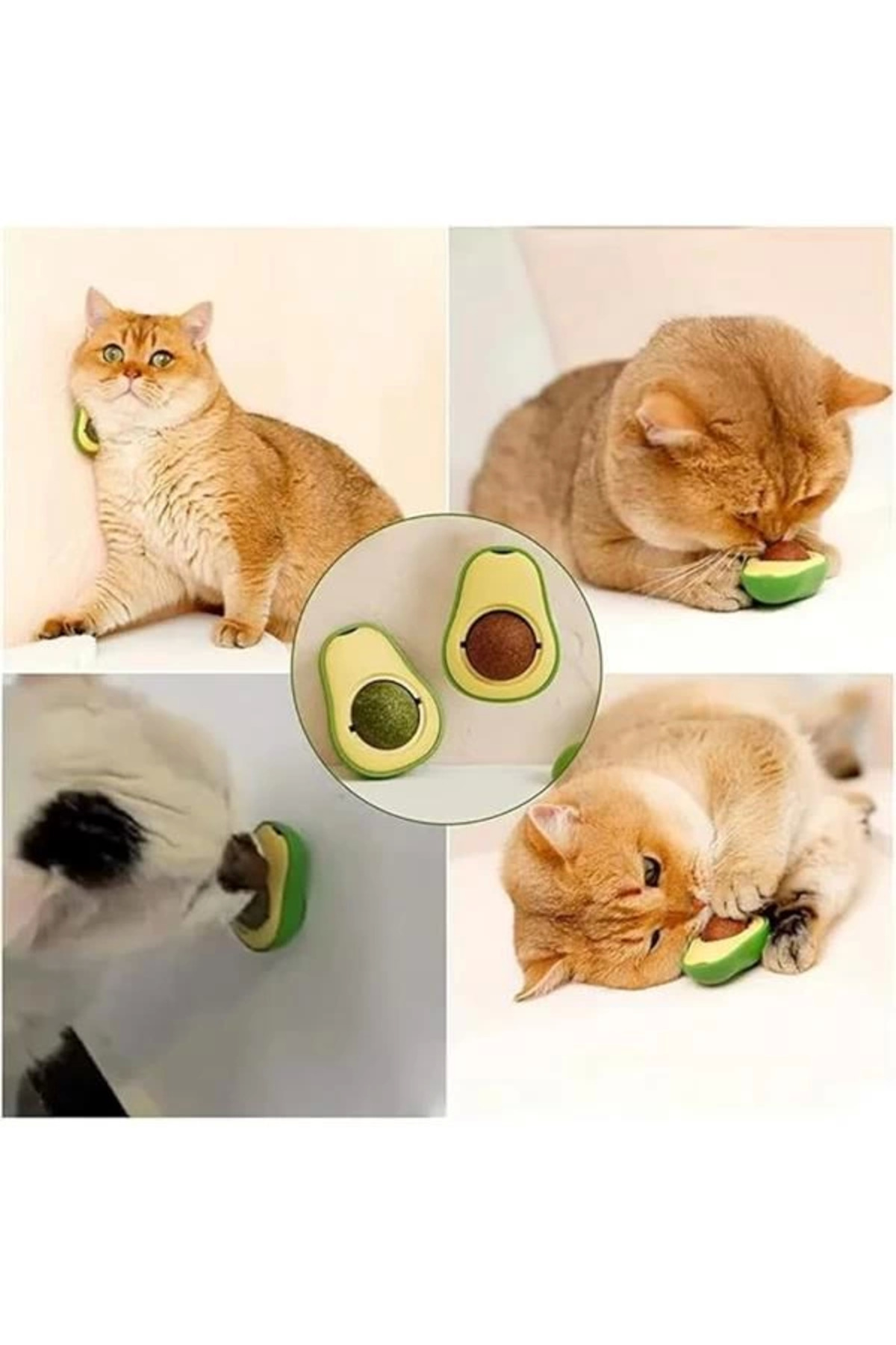 NETWORK ART-Avocado Catnip Catnip Ball Cat Toy Adhesive Catnip 5