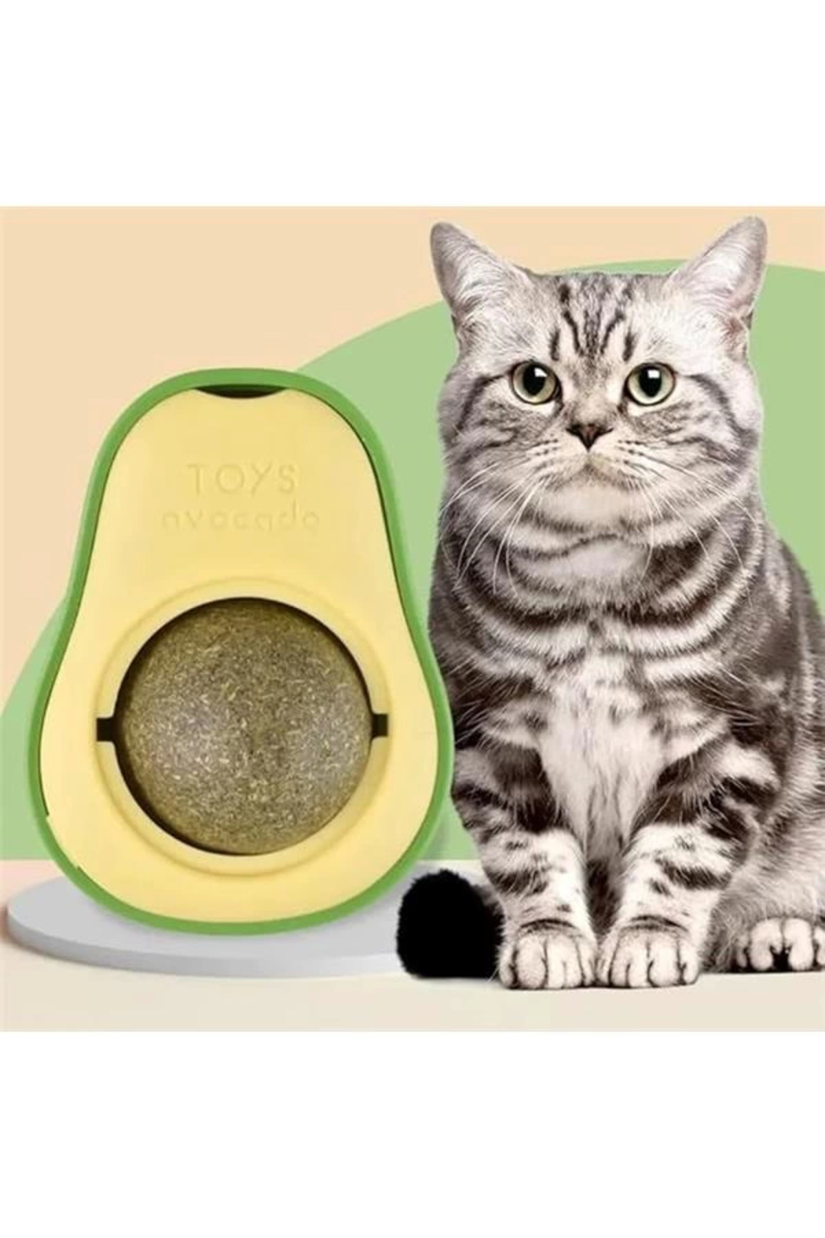 NETWORK ART-Avocado Catnip Catnip Ball Cat Toy Adhesive Catnip 1