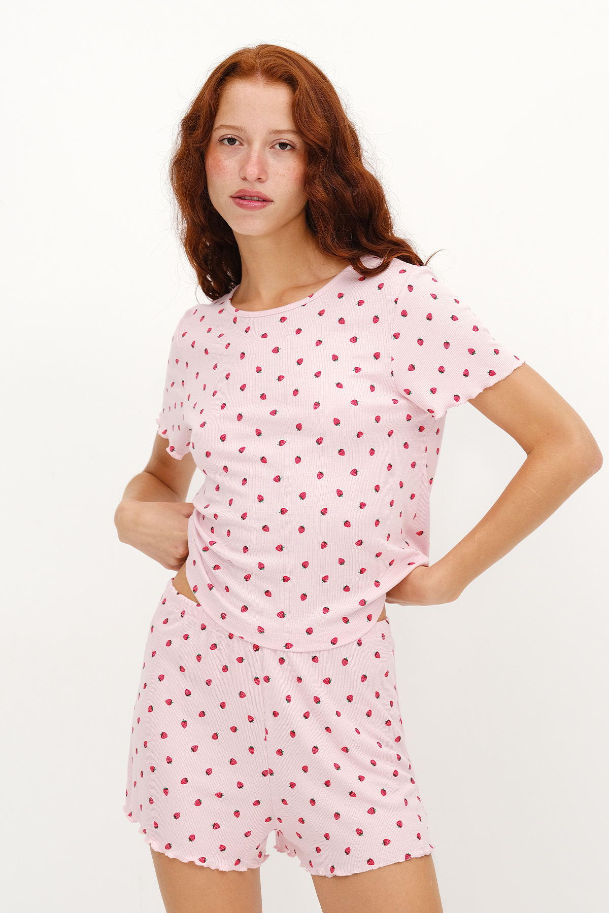 Addax-Set pijama cu model Ş5001 1