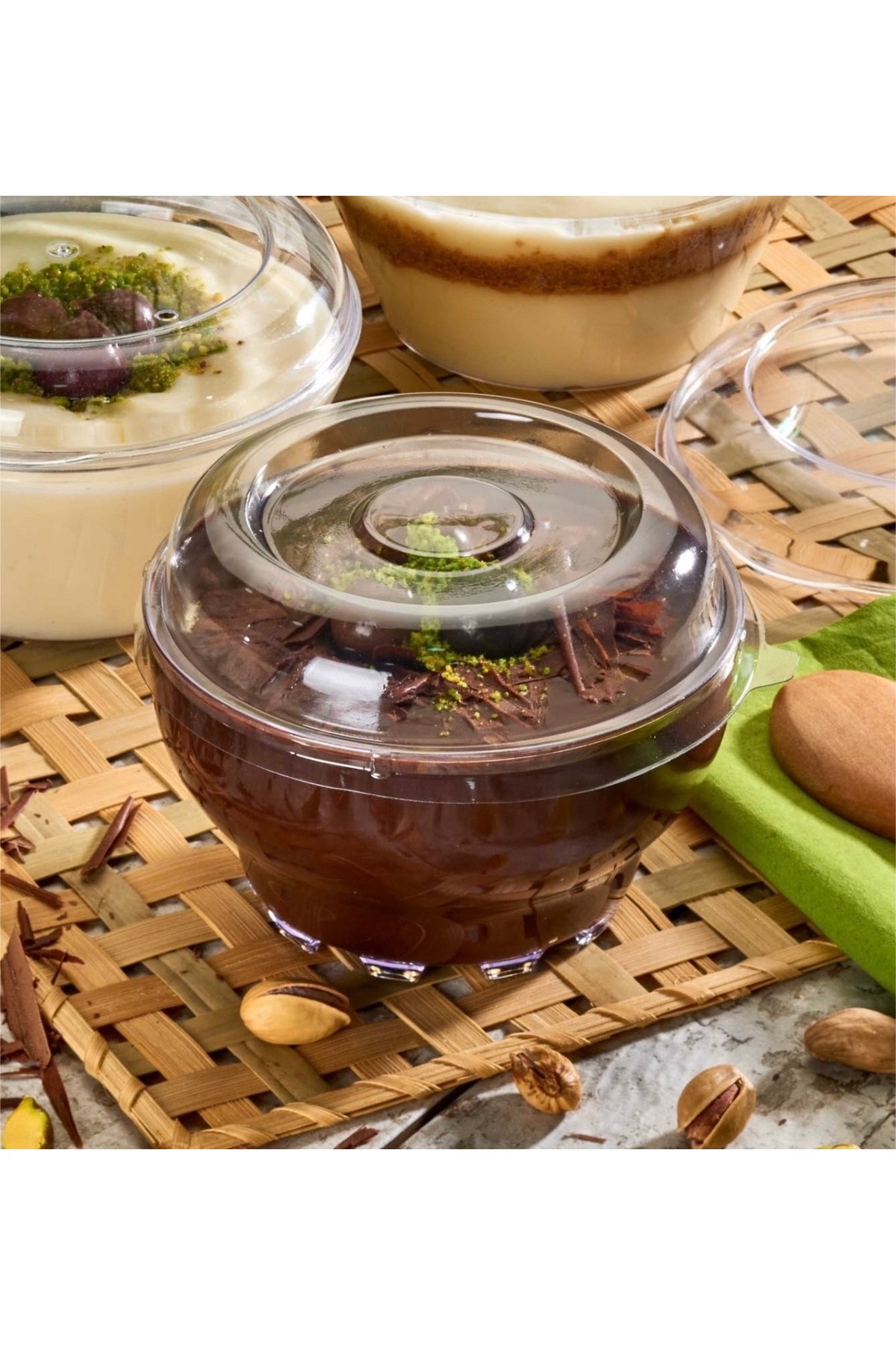 300cc Karaman Mika Kase Profiterol Sunum Kasesi Tatlılar için Salata Meze 25 adet — Koksal Pack — Kase (2)