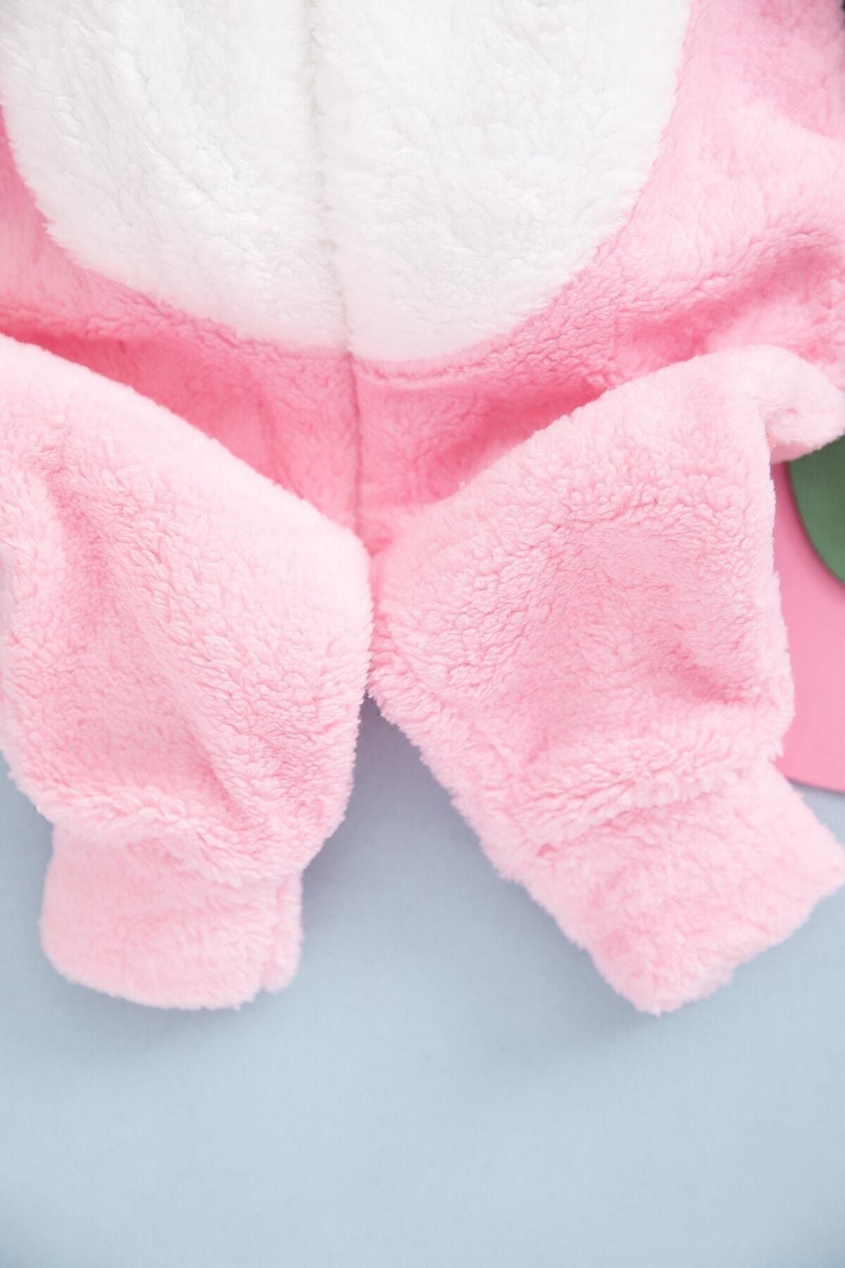 VaVbaby Welsoft Unisex Fermuarlı Peluş Kışlık Bebek Uyku Tulumu Çocuk Tulumu Çocuk Kostümü fotoğrafı 2 (önizleme)