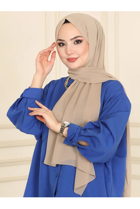 asia collection DÜZ ŞİFON ŞAL