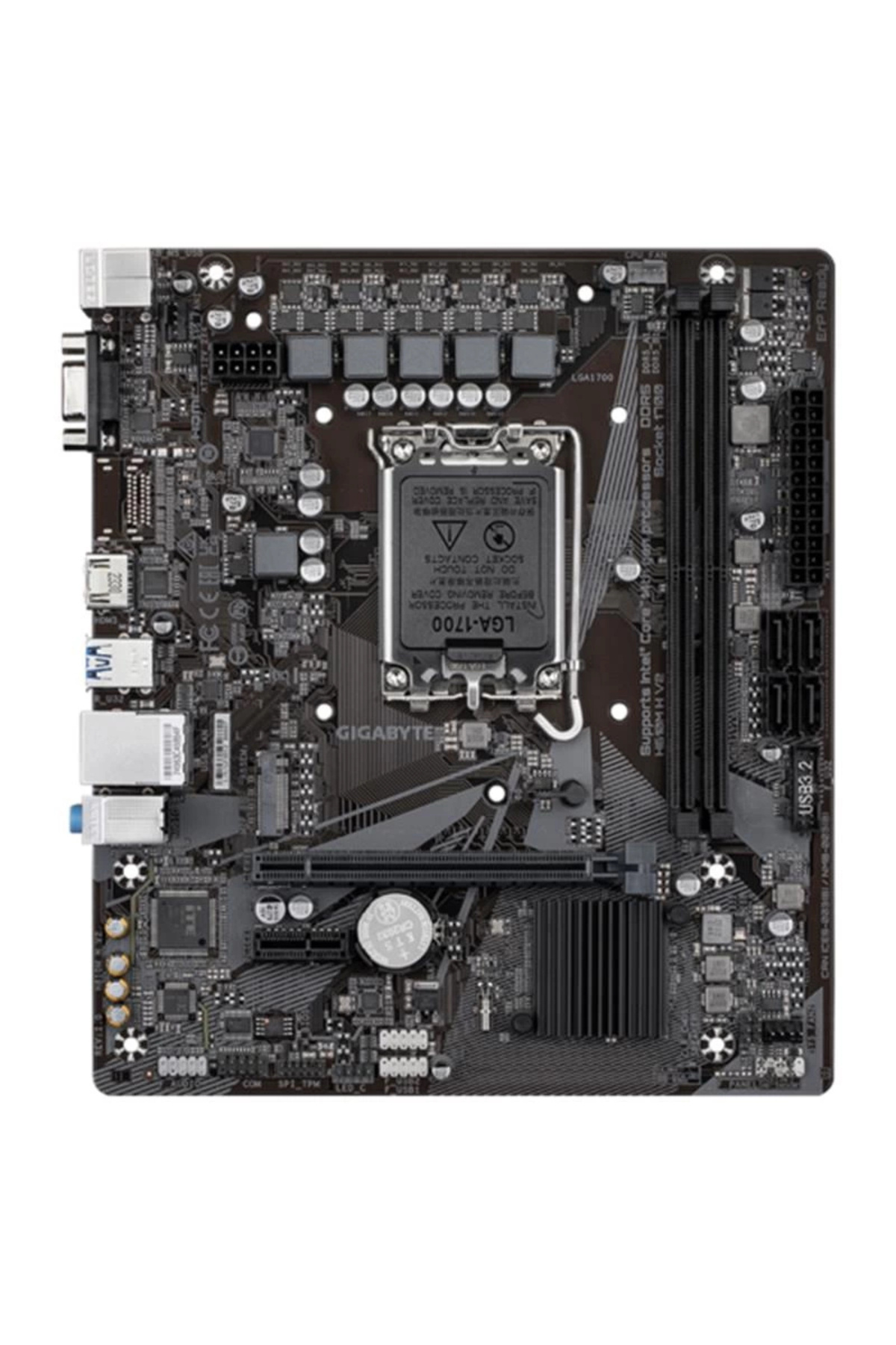 Gigabyte-H610M H V2 5600MHz DDR5 مقبس 1700 M.2 USB 3.2 HDMI D-Sub mATX اللوحة الأم 2