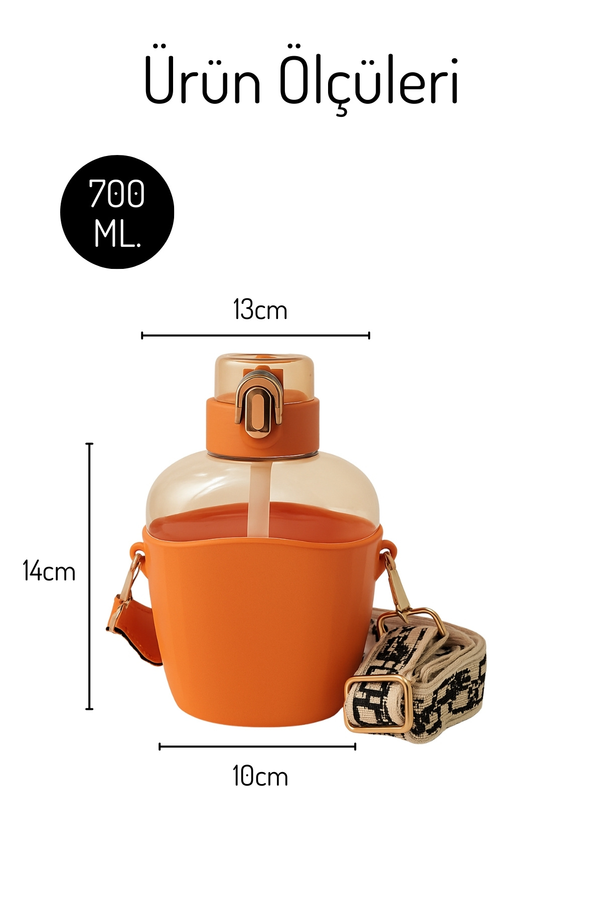 Nandy Home-Labubu Flask with Label Gift, Strap and Straw 4