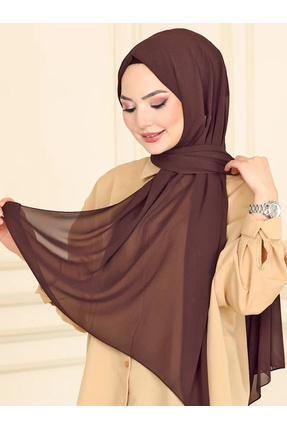 asia collection DÜZ ŞİFON ŞAL