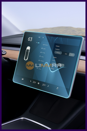 Limmra Tesla Model Y 15 inç ve 8 inç Ekran Koruyucu Multimedya Şeffaf |