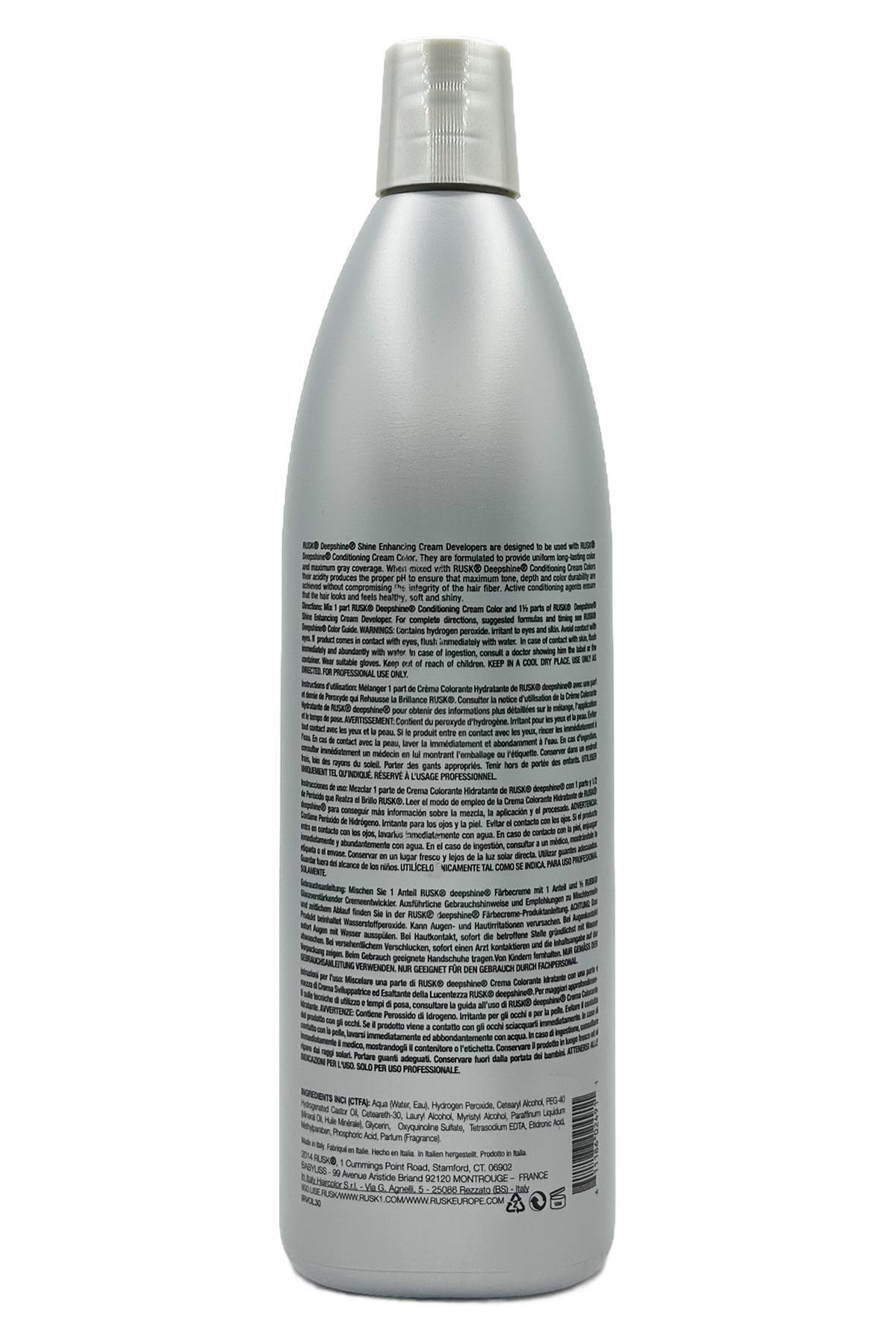Deepshine 30 Volume 9% Oksidan Krem 1000ML — 611186024911 — تصویر 2 از 2