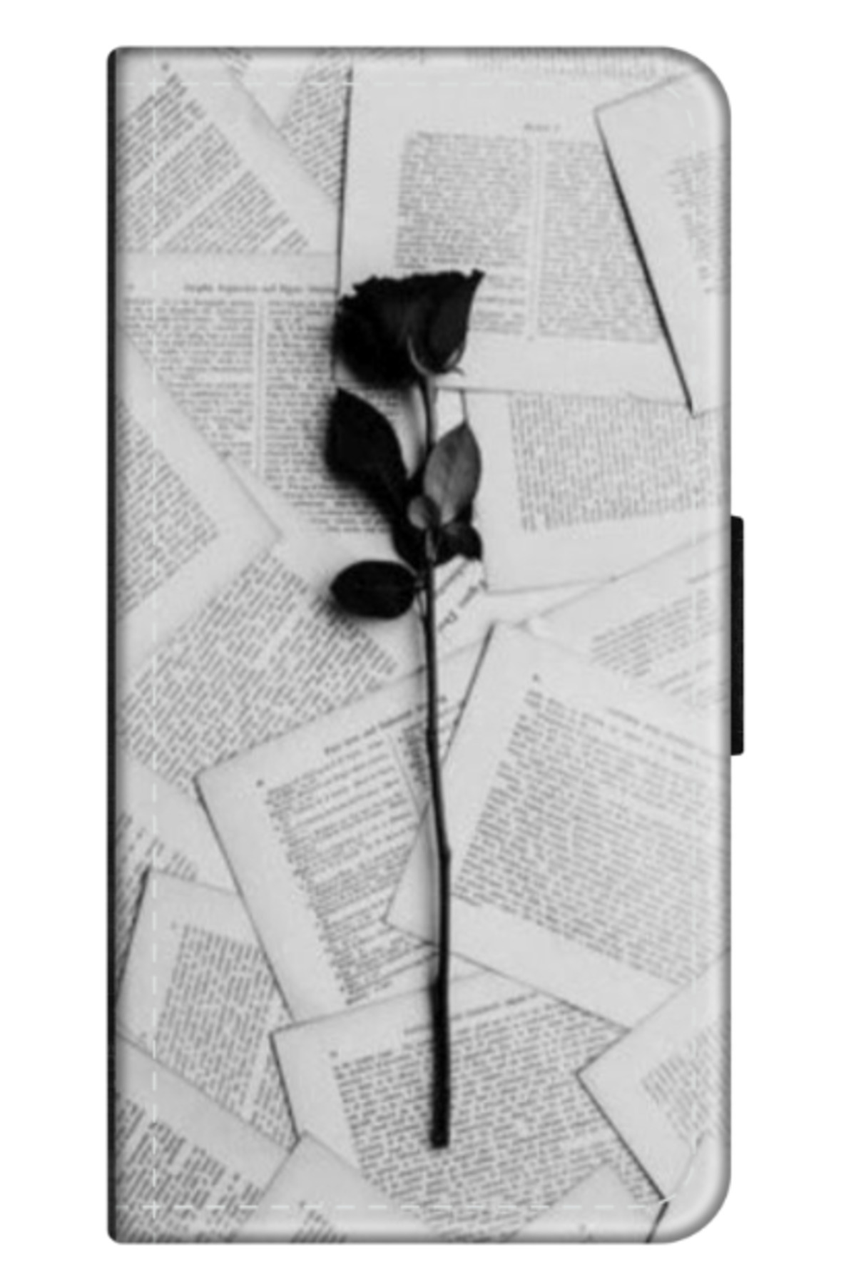 Atlas-Personalized Xiaomi Redmi 8 book case, Black Rose, multicolor, S1D1M0021 1