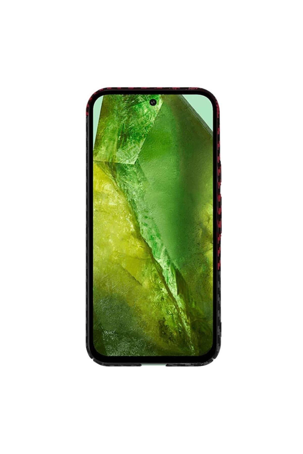 Tim-Protective Case for Google Pixel 8a, Timacontech, F73, Hard Plastic, Elegant Ruby Vortex 3