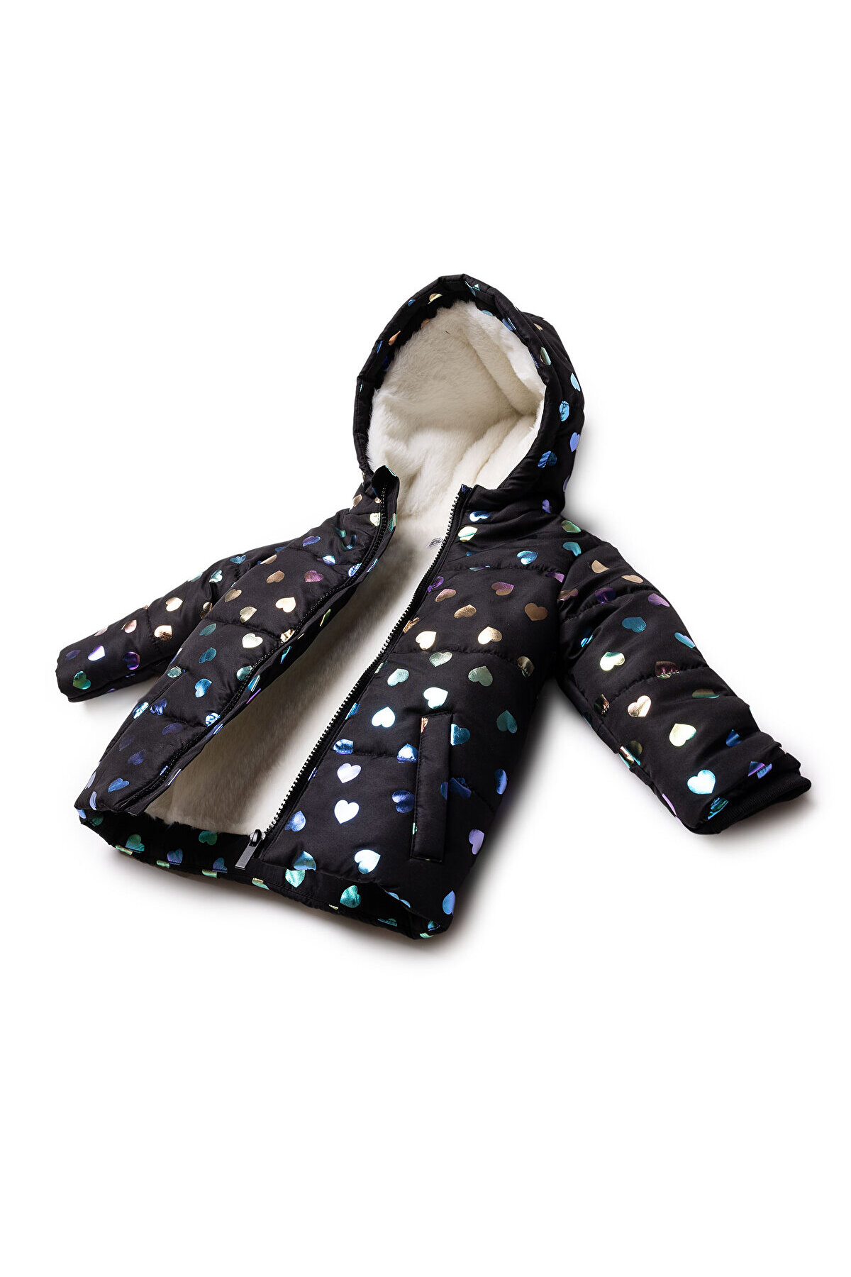 ebebek Hello Baby HelloBaby Kız Bebek Mont Fermuarlı Cepli Uzun Kol fotoğrafı 3 (önizleme)