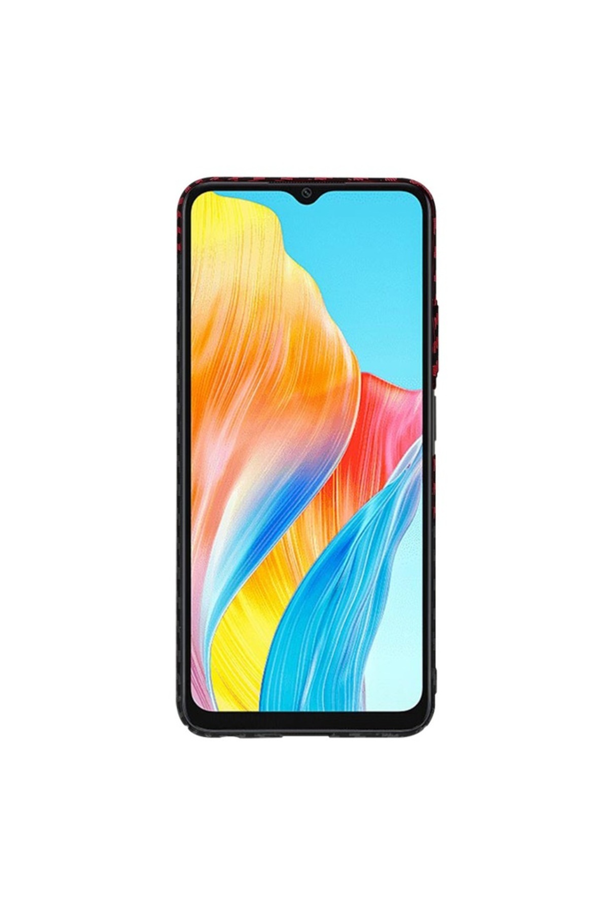 Tim-Protective Case for Oppo A18/A38, Timacondesign, Elegant Ruby Vortex 3