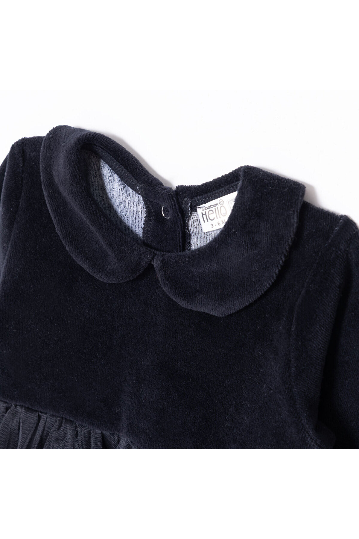 ebebek Hello Baby HelloBaby Kız Bebek Mevlüt Kıyafeti Çıtçıtlı Bisiklet Yaka Uzun Kol Reçme fotoğrafı 3 (önizleme)