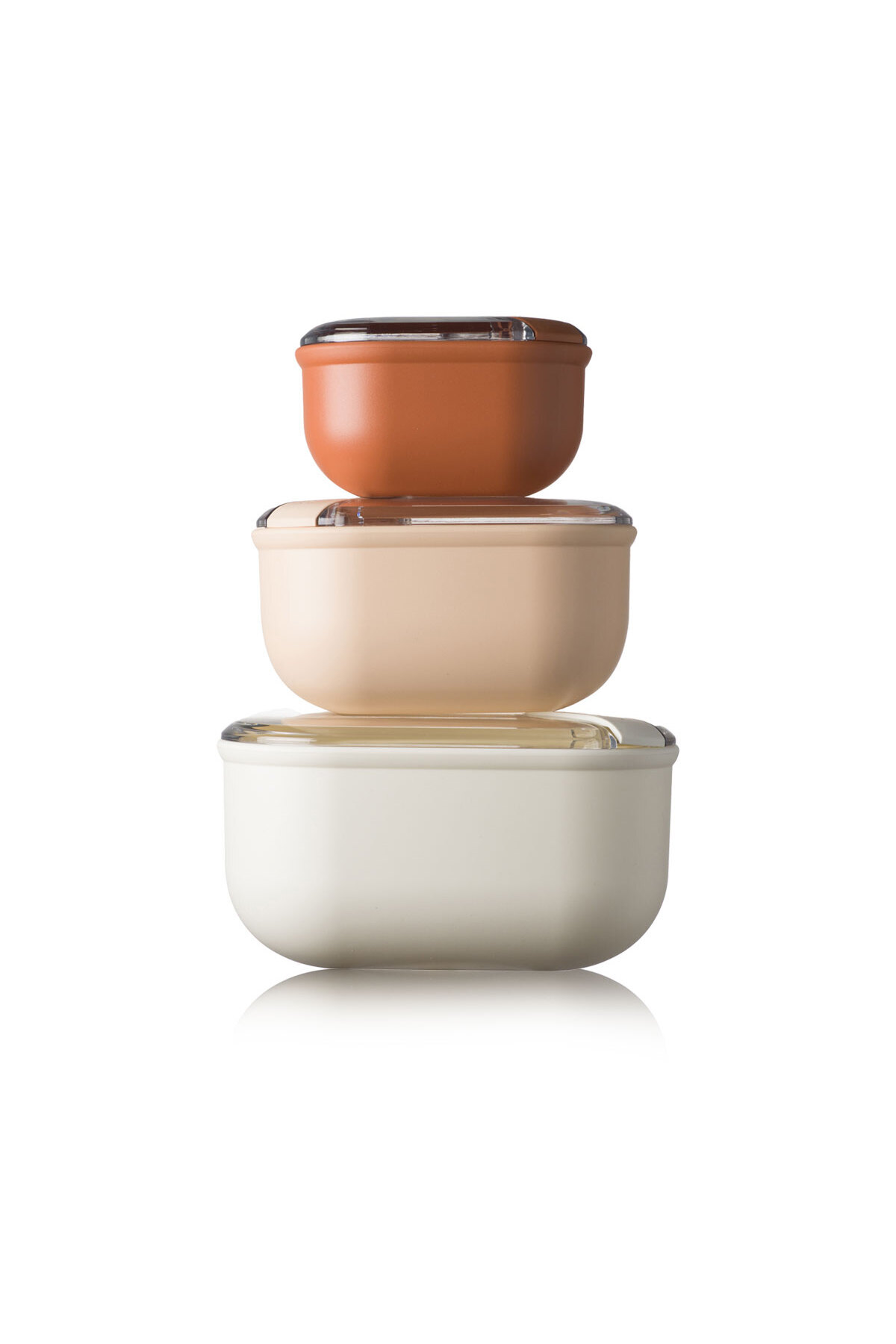CooknKeep-Pull Box Square Storage Container Set Sunrise 1