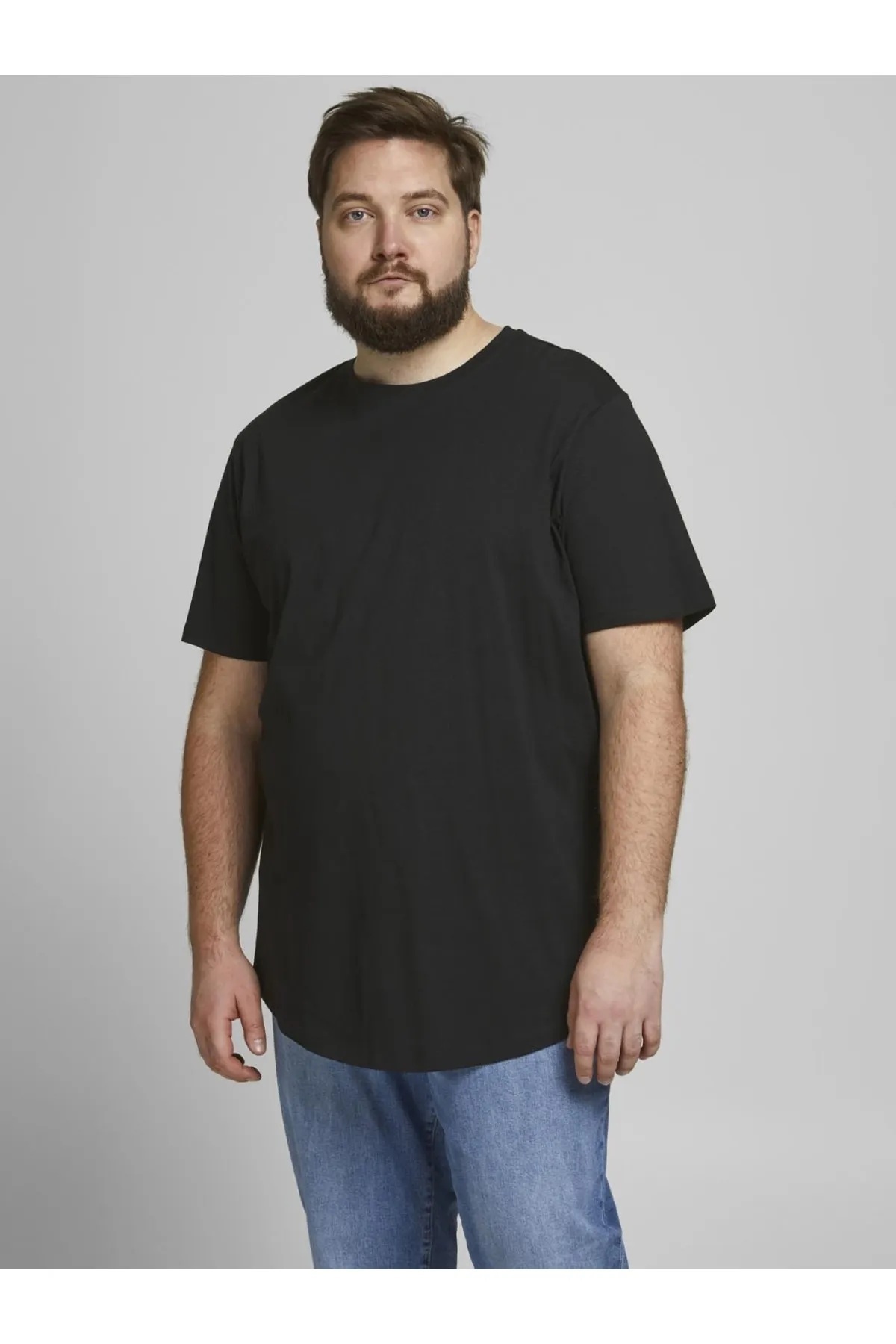 جک اند جونز تی شرت مردانه سایز بزرگ Jcotypo Tee Ss Crew Neck Fst سایز بزرگ 12256163