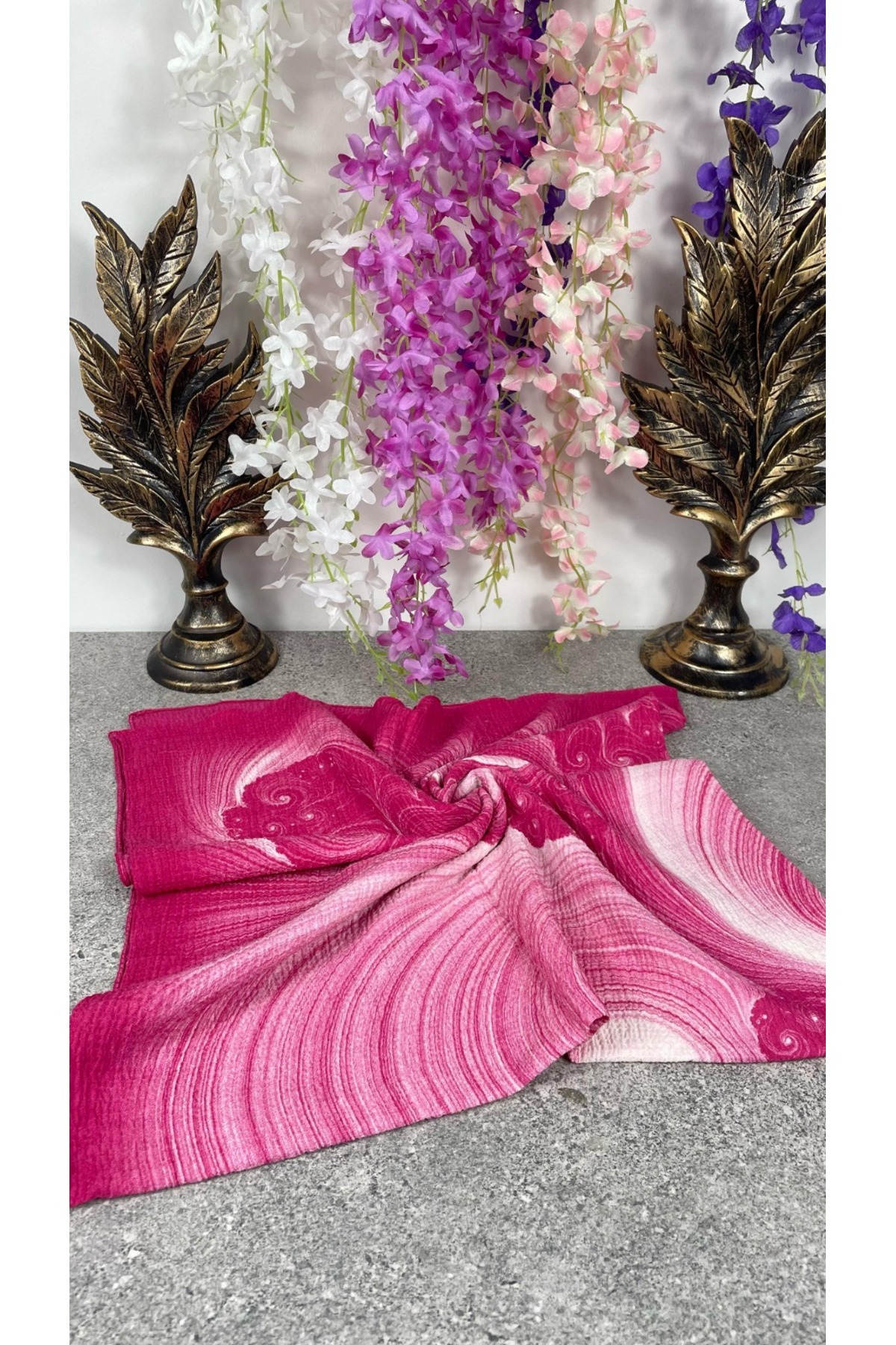 Sobe Hediyelik-Pink Patterned Cotton Writing – Soft Texture, Suitable for Daily and Special Occasion Use 1
