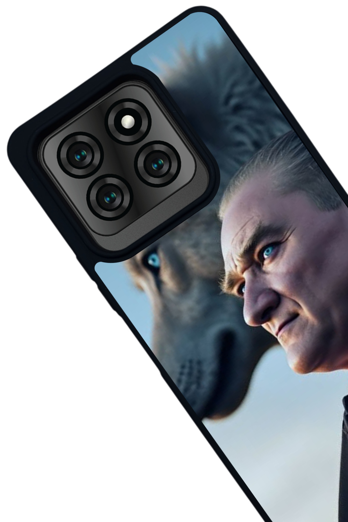 Reeder-S71 Compatible Printed, Matte Black Color, Soft Silicone, Protective, Shock Absorbing Cover, Case 2