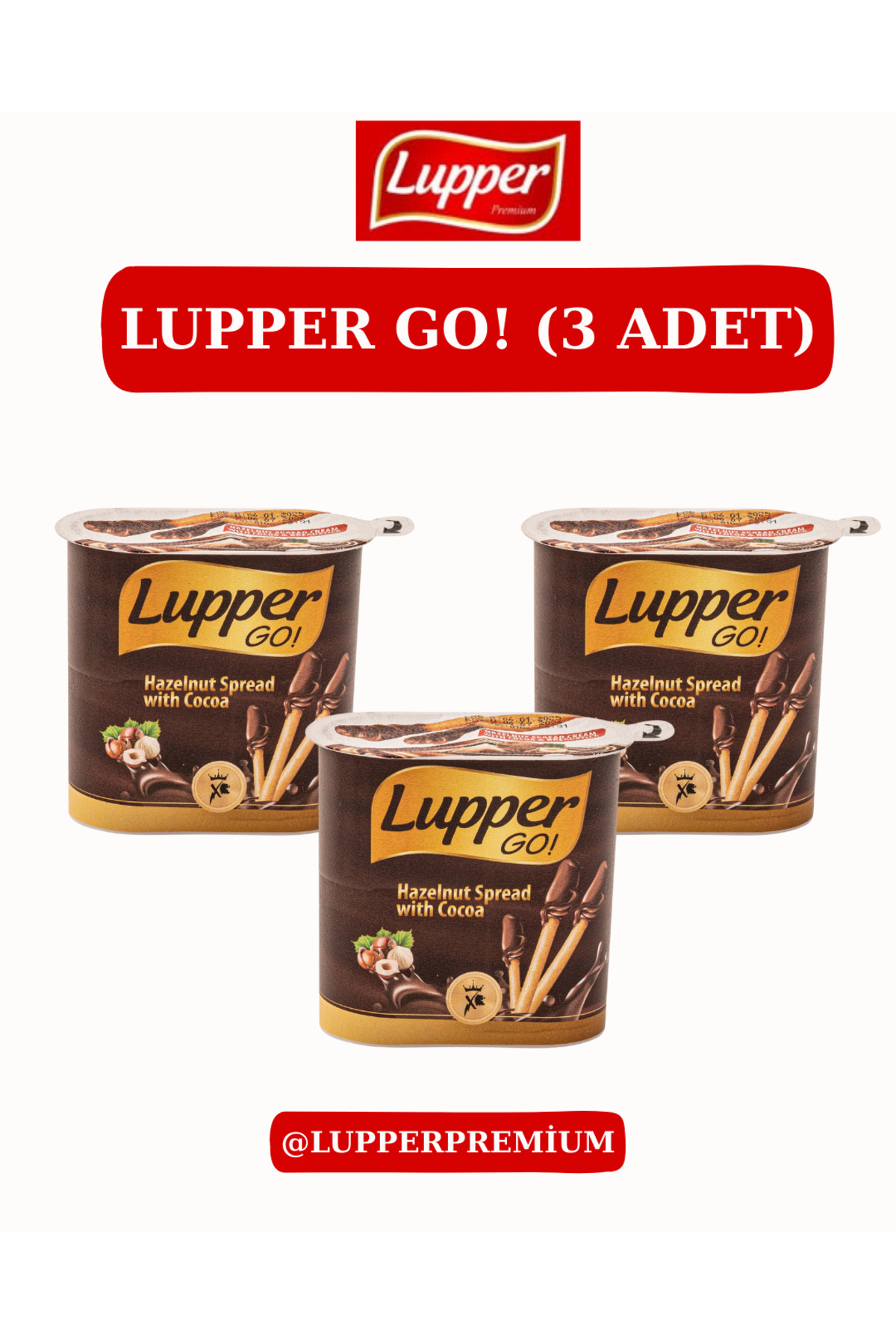 Lupper LUPPER Go! Kakaolu Fındık Kreması & Grissini 50 Gr(3 Adet) - Fiyatı ...