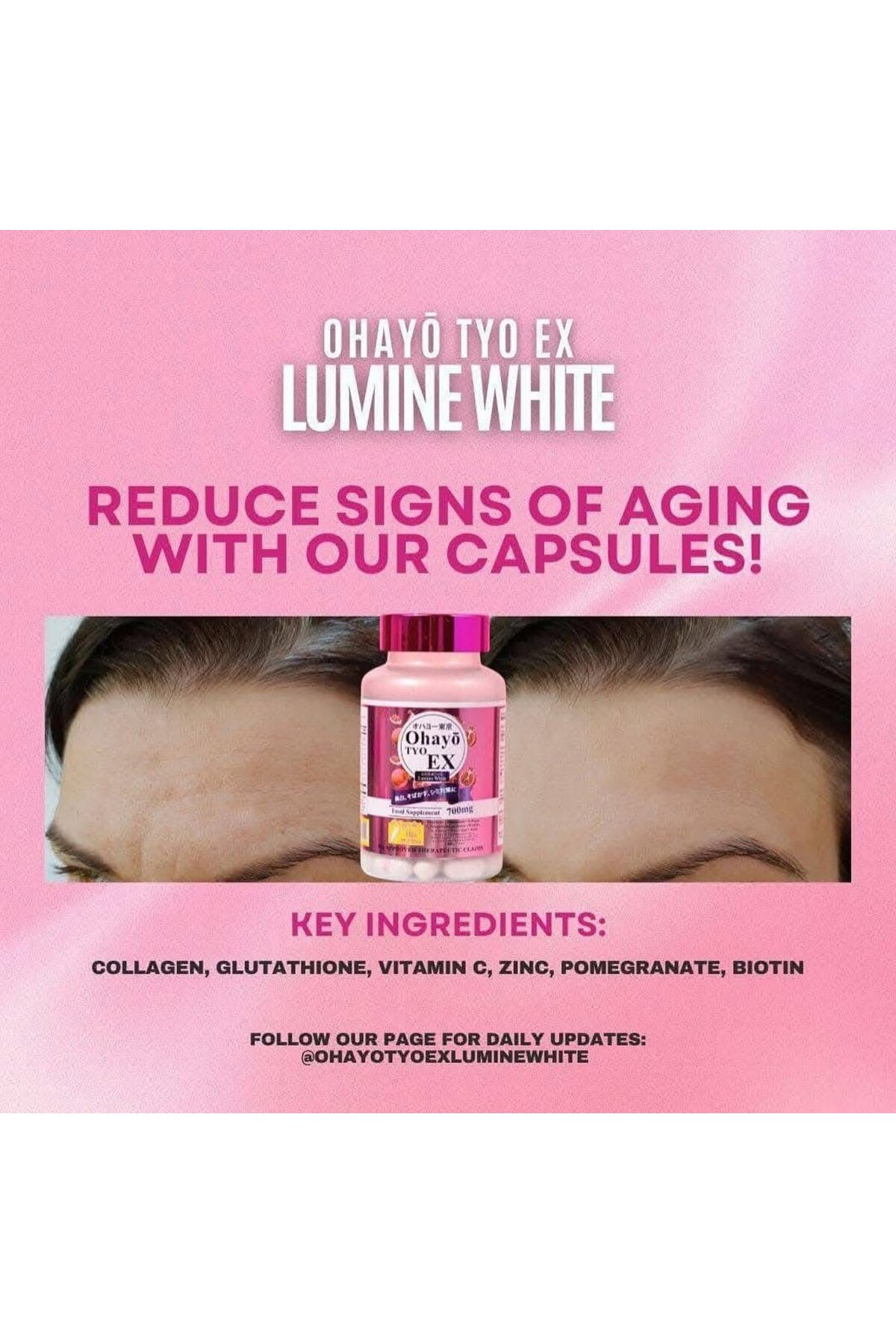 OHAYO Tyo EX Lumine White Food Supplement- Trendyol