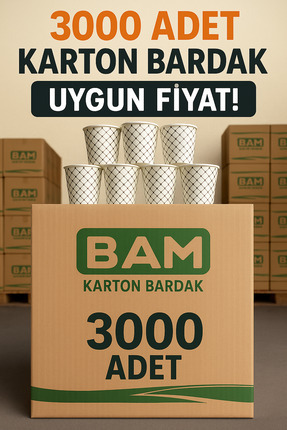 Karton Bardak 3.000 Adet 6 Oz Süper Kalite Sıcağa Soğuğa Dayanıklı Sızdırmaz ...