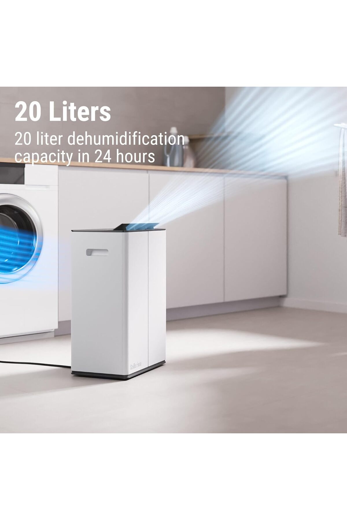 Stadler Form-Swiss Design Lukas Dehumidifier Wi-Fi 20L/Day 70m² Air Purifier Quiet Mode 3-Pin 2-Yr Warranty 7