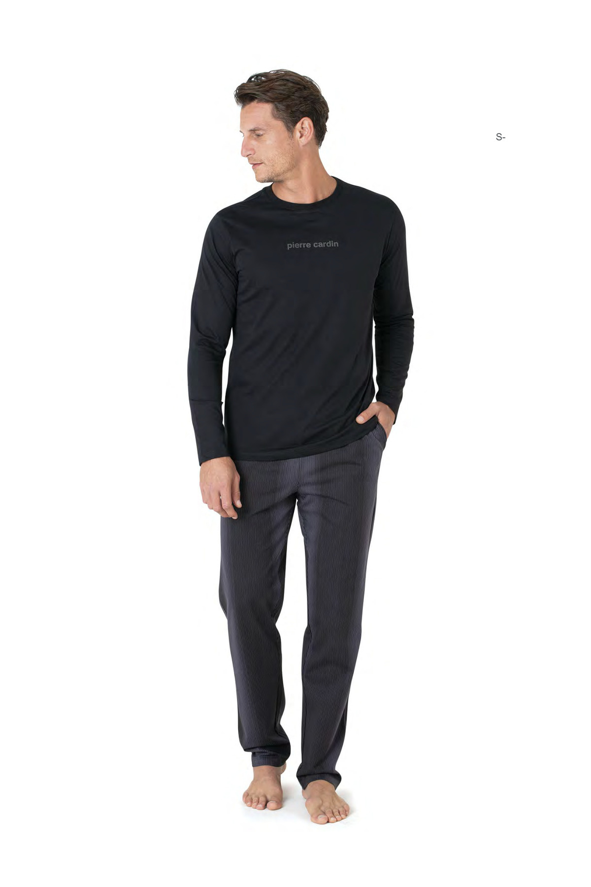 ست پیژامه مردانه راسته فاق نرمال آستین بلند | پیر کاردین Pierre Cardin CH.PC.6.095.C0 - تصویر 4
