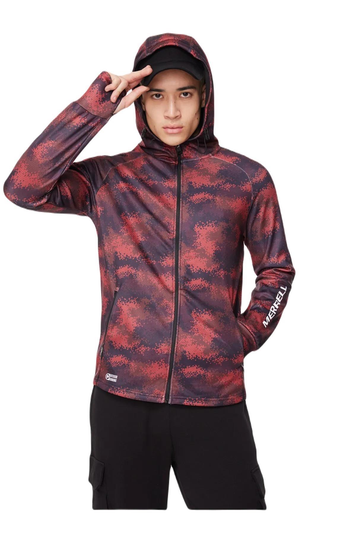 مرل سویشرت کلاه‌دار مردانه رنگارنگ M23SPEEDSpeed